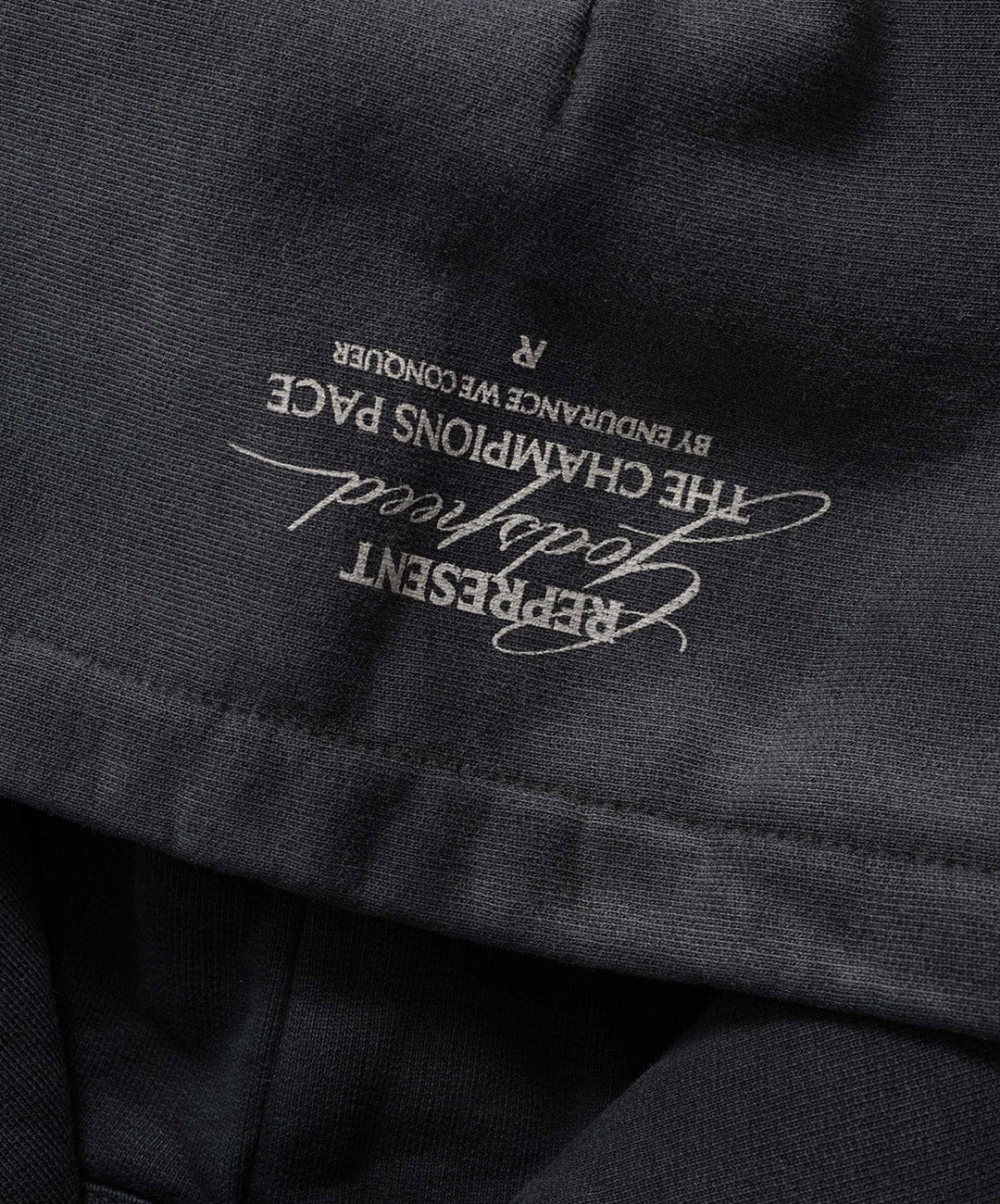 Represent | GODSPEED HOODIE { AGED BLACK