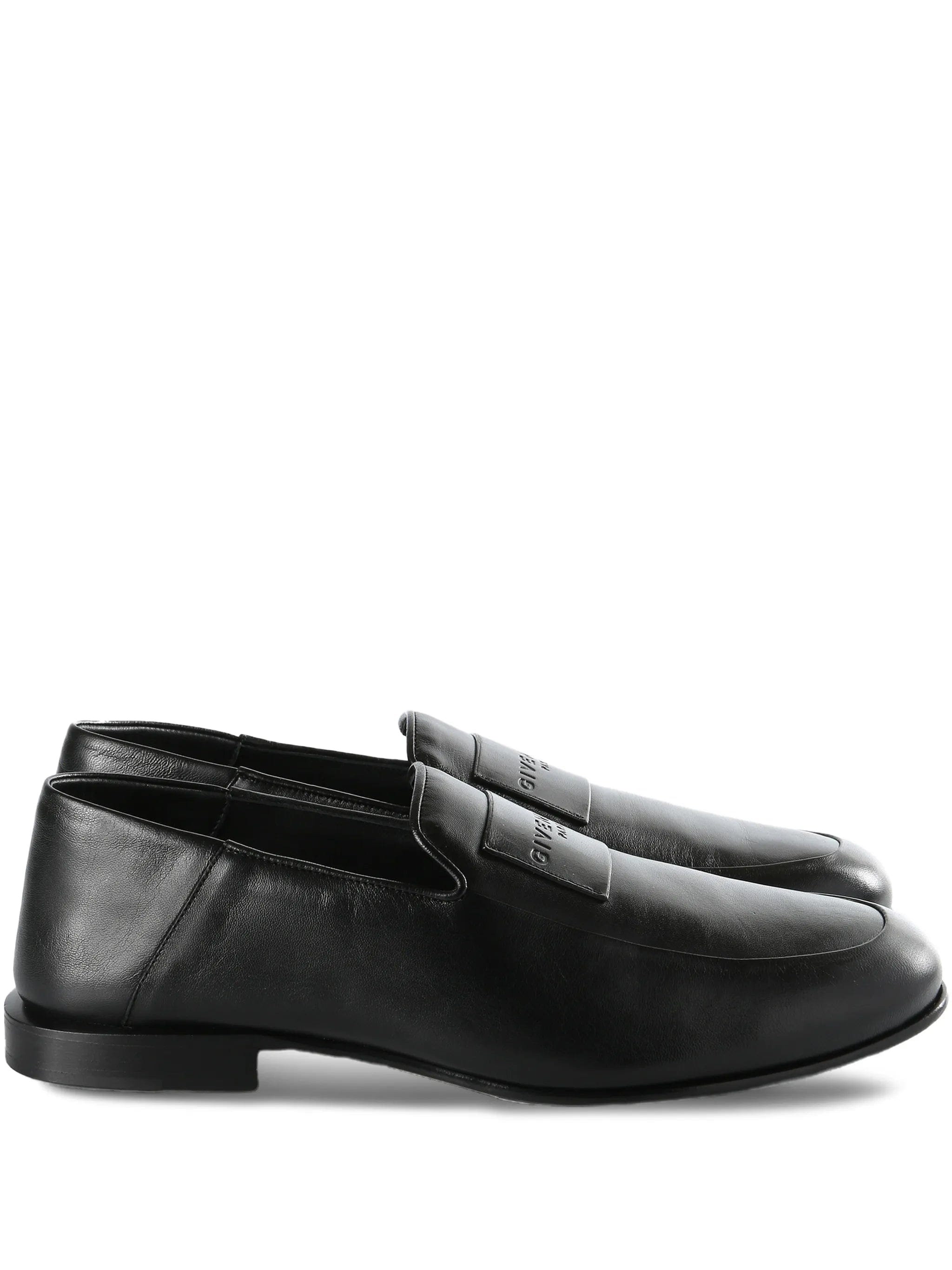 Givenchy logo - appliqué leather loafers