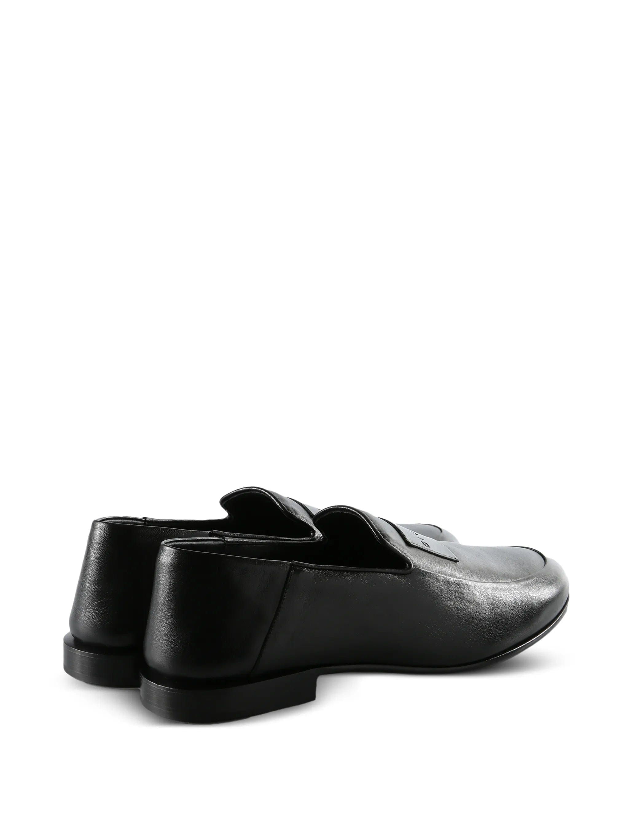 Givenchy logo - appliqué leather loafers