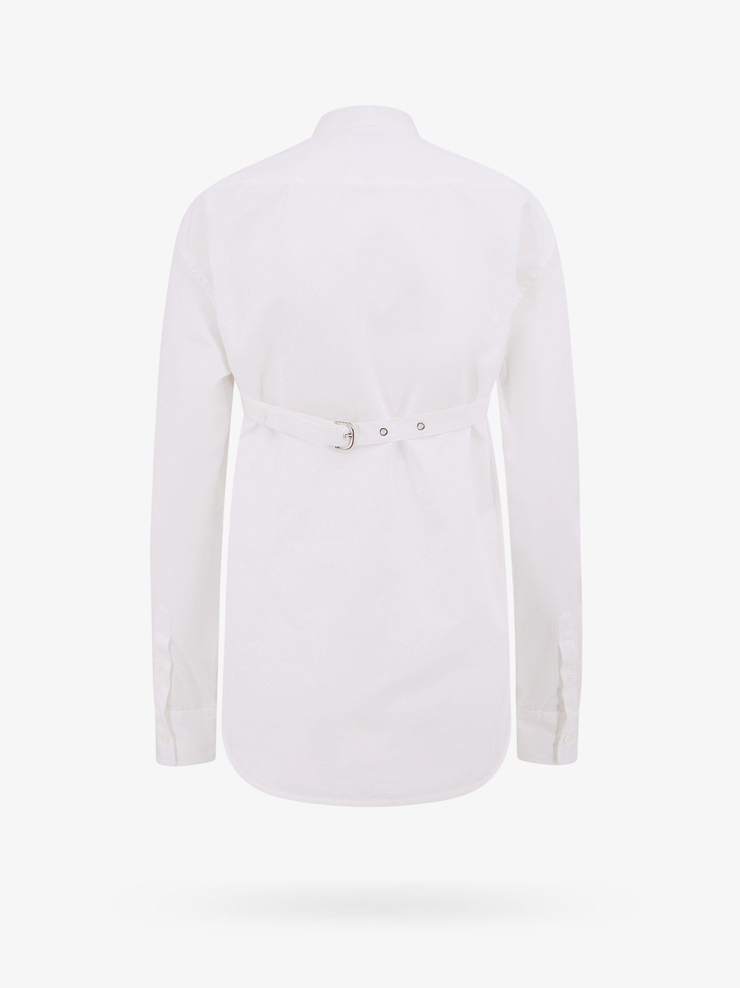 OFF WHITE Cotton shirt with straps and metal buckle