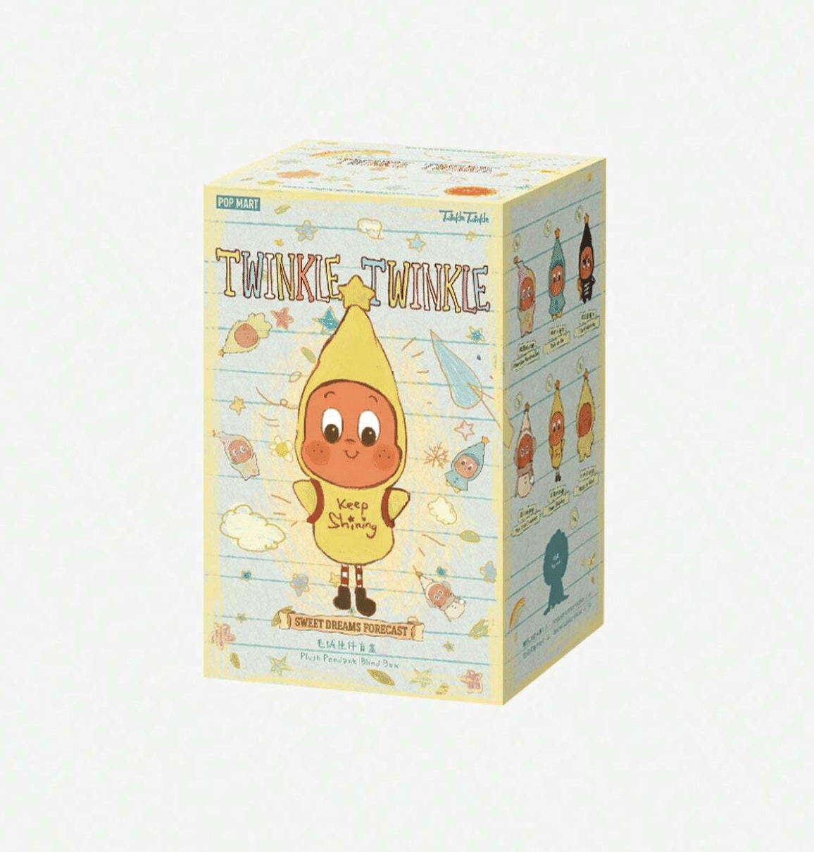 POP MART Twinkle Twinkle Sweet Dreams Forecast Series - Plush Pendant Blind Box(PM - 096434 - OS) 1pc
