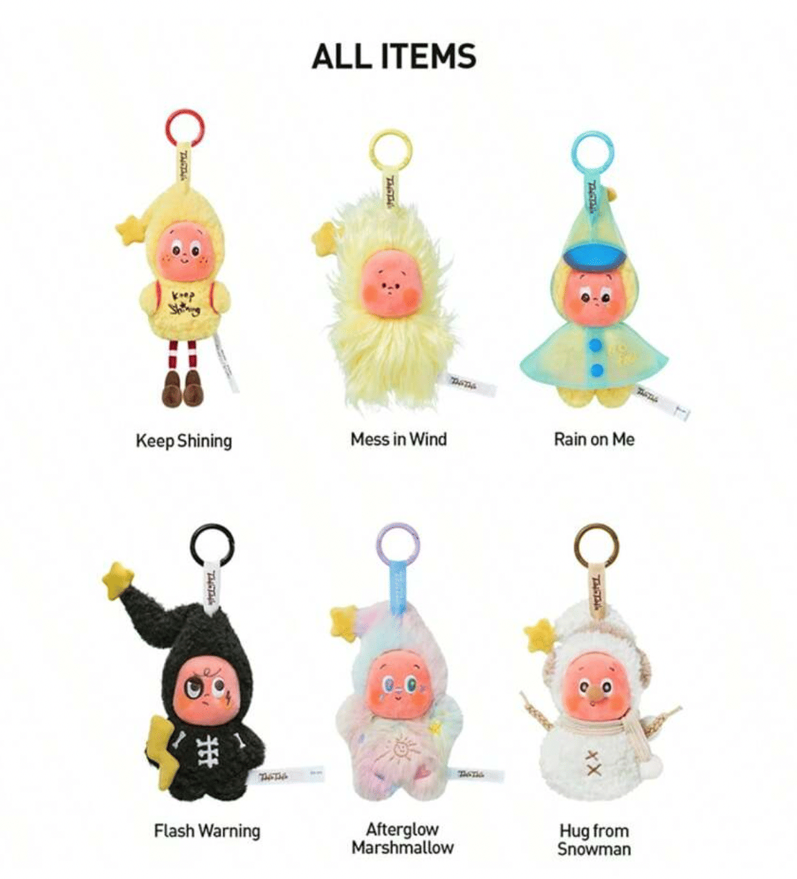 POP MART Twinkle Twinkle Sweet Dreams Forecast Series - Plush Pendant Blind Box(PM - 096434 - OS) 1pc