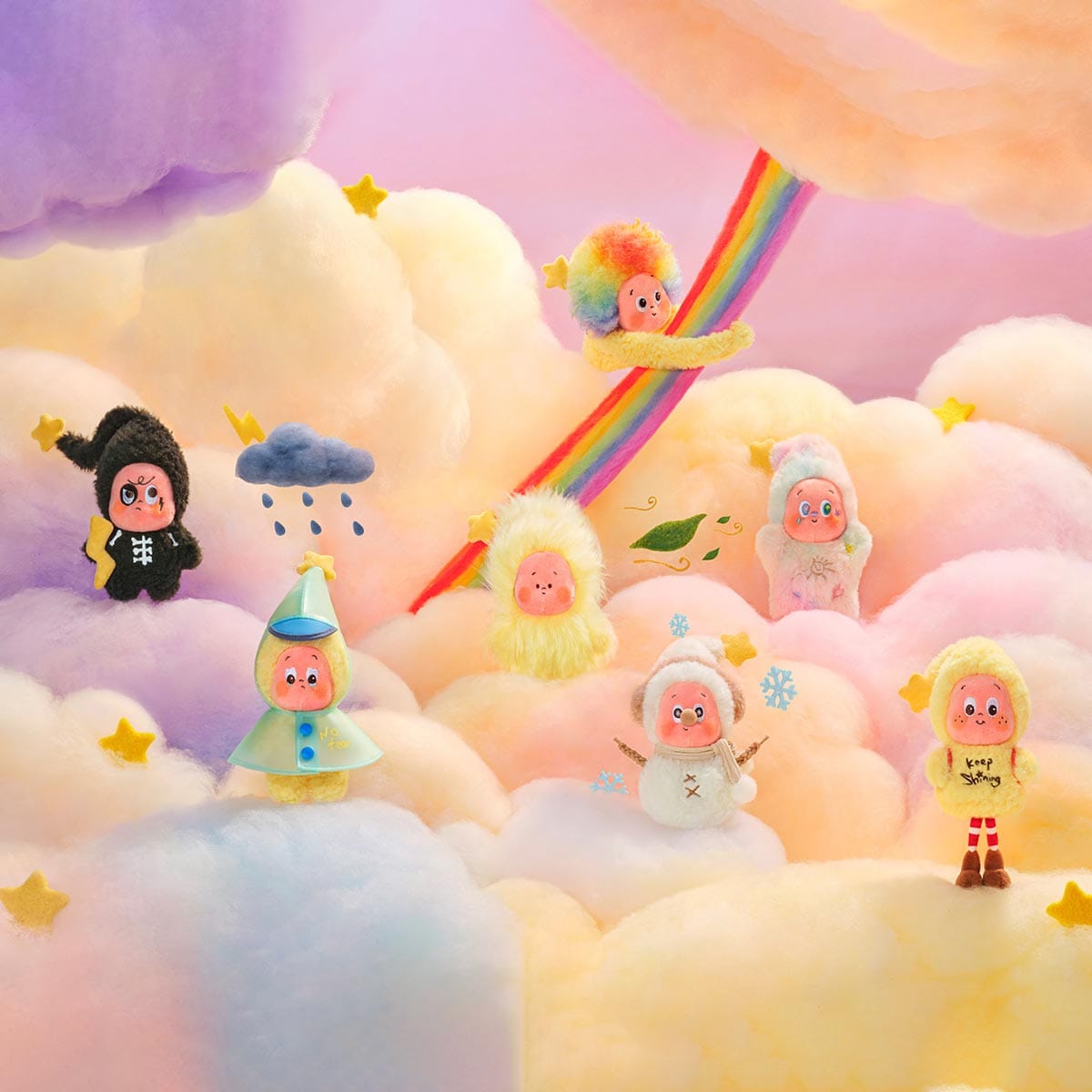 Pop Mart Twinkle Twinkle Sweet Dreams Forecast Series Plush Pendant Sealed Case (6 Blind Box)