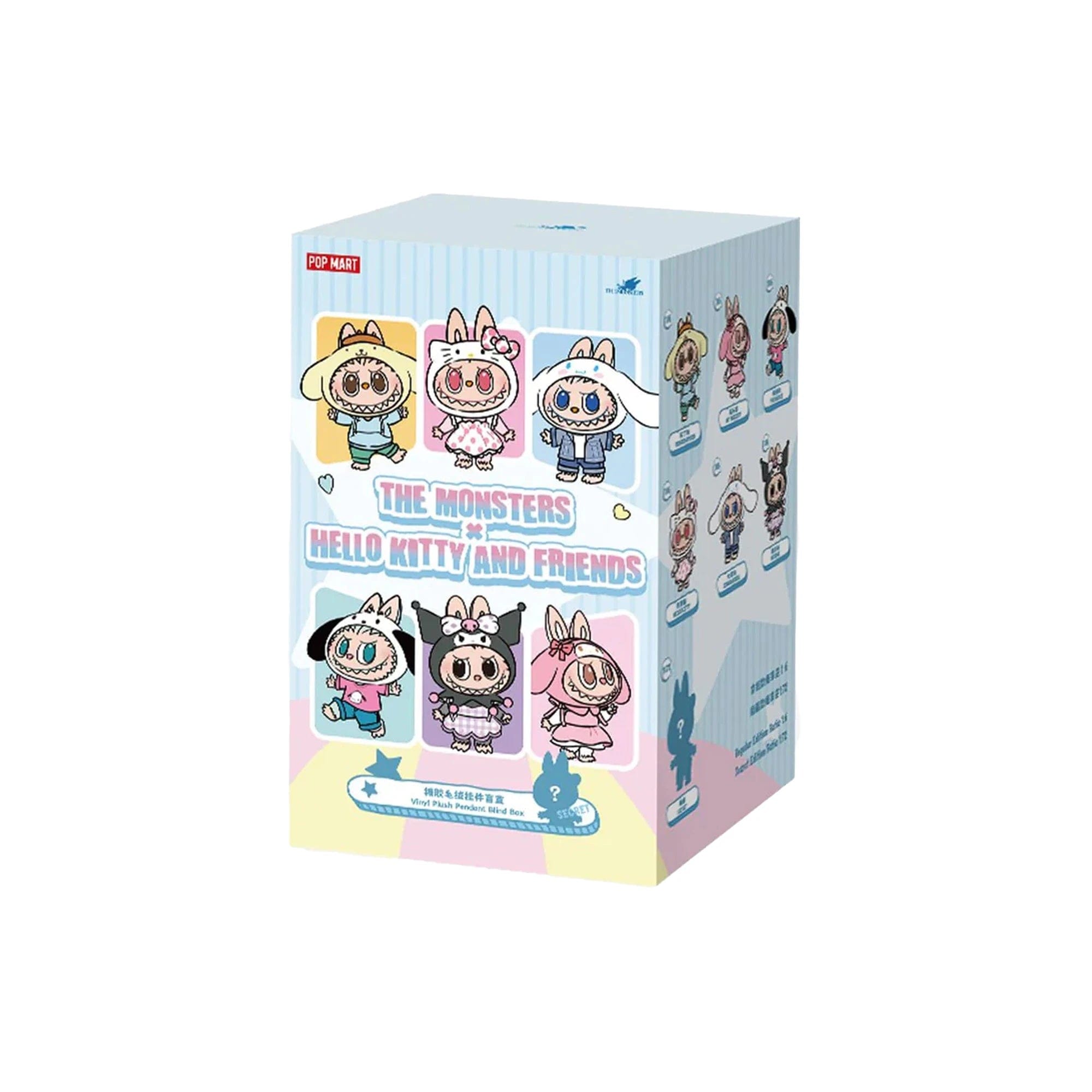 POP MART THE MONSTERS × Hello Kitty and Friends Series Vinyl Plush Pendant (Single Blind Box)