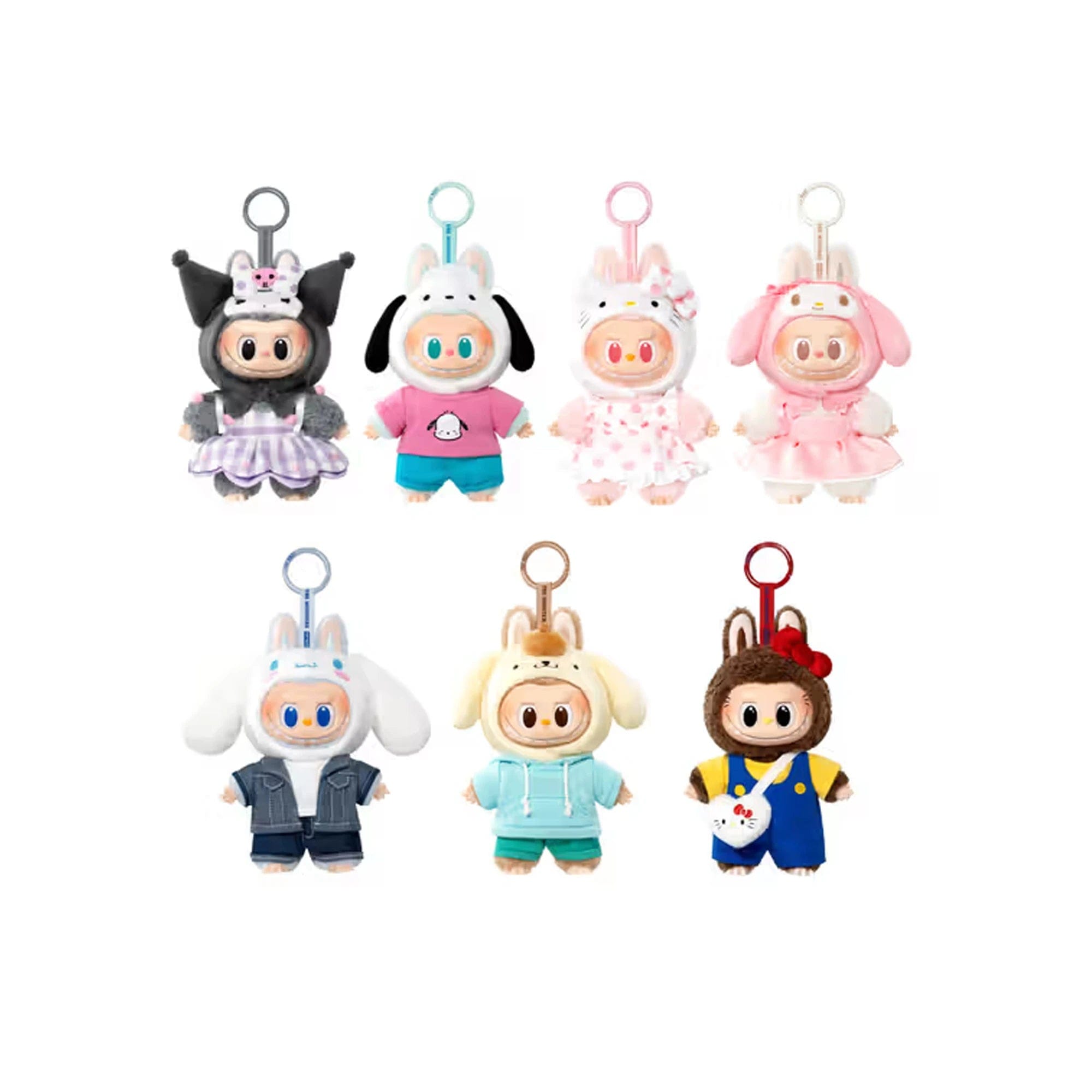 POP MART THE MONSTERS × Hello Kitty and Friends Series Vinyl Plush Pendant (Single Blind Box)