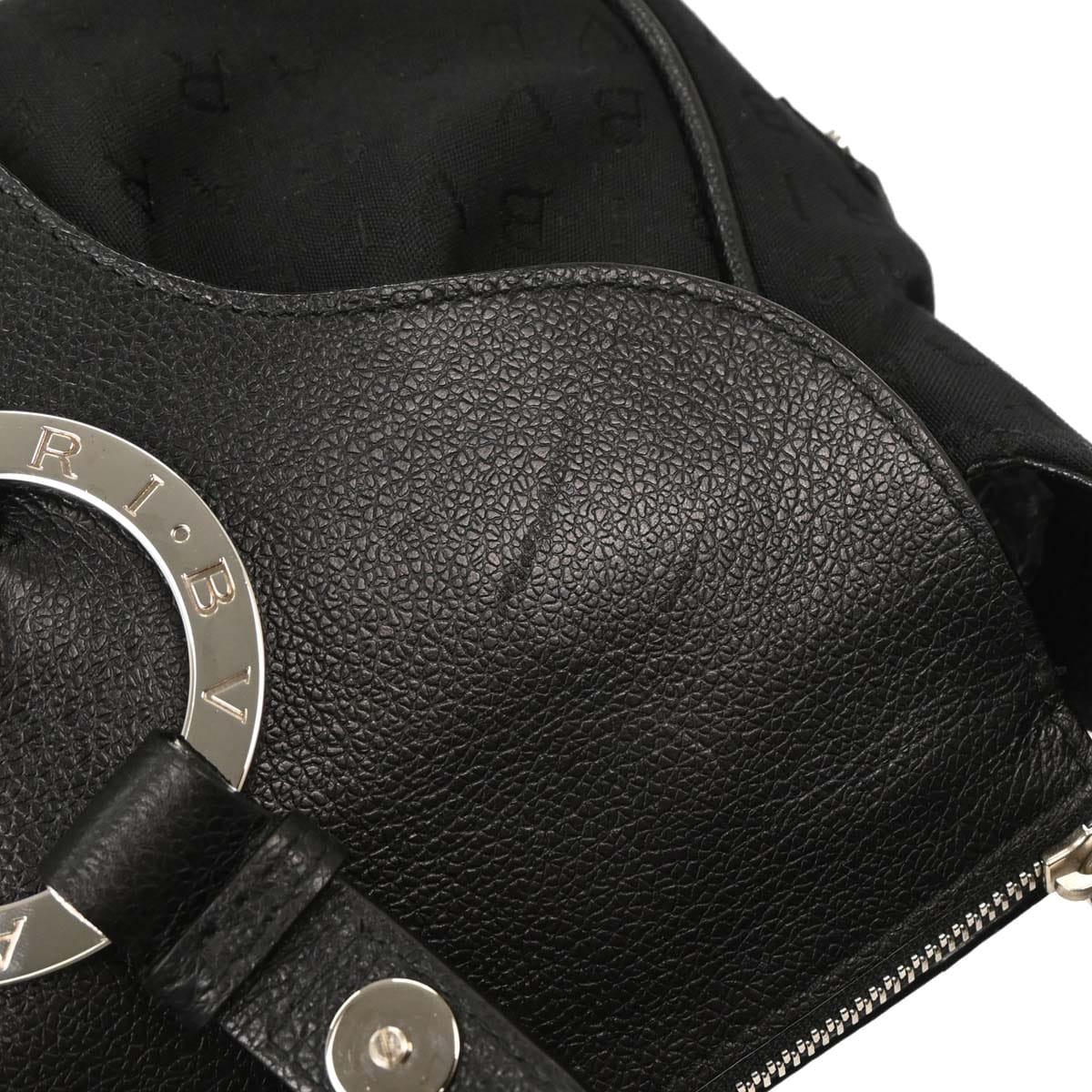 Other Brand Bvlgari Black Canvas Logomania Handbag