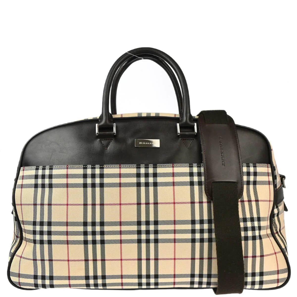 Other Brand Burberry Beige Burberry Check 2way Shoulder Handbag