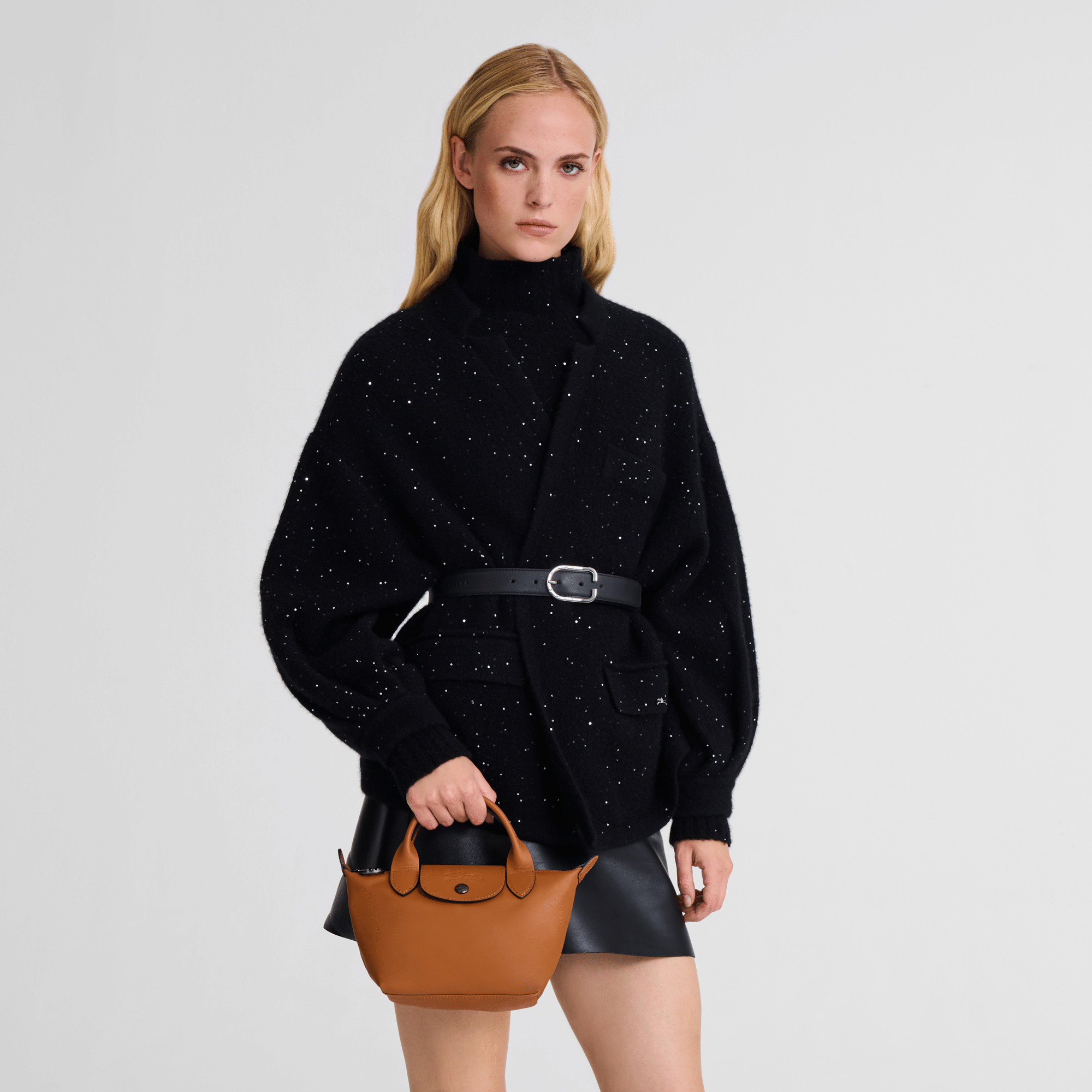 Long Champ Longchamp Le Pliage Xtra XS Handbag Cashew
