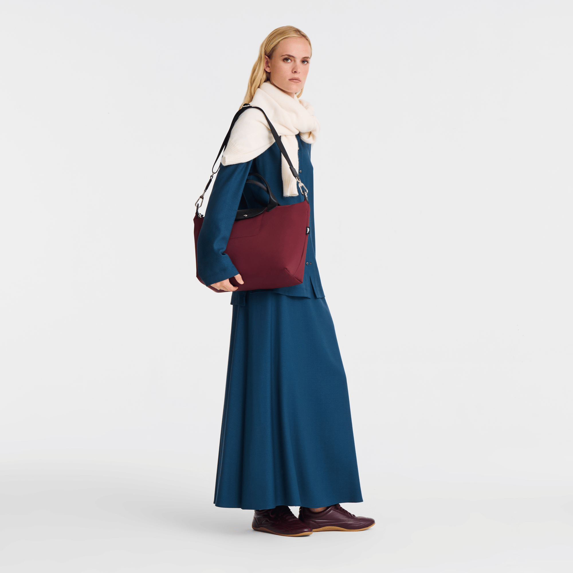 Long Champ Longchamp Le Pliage Energy L Handbag Burgundy