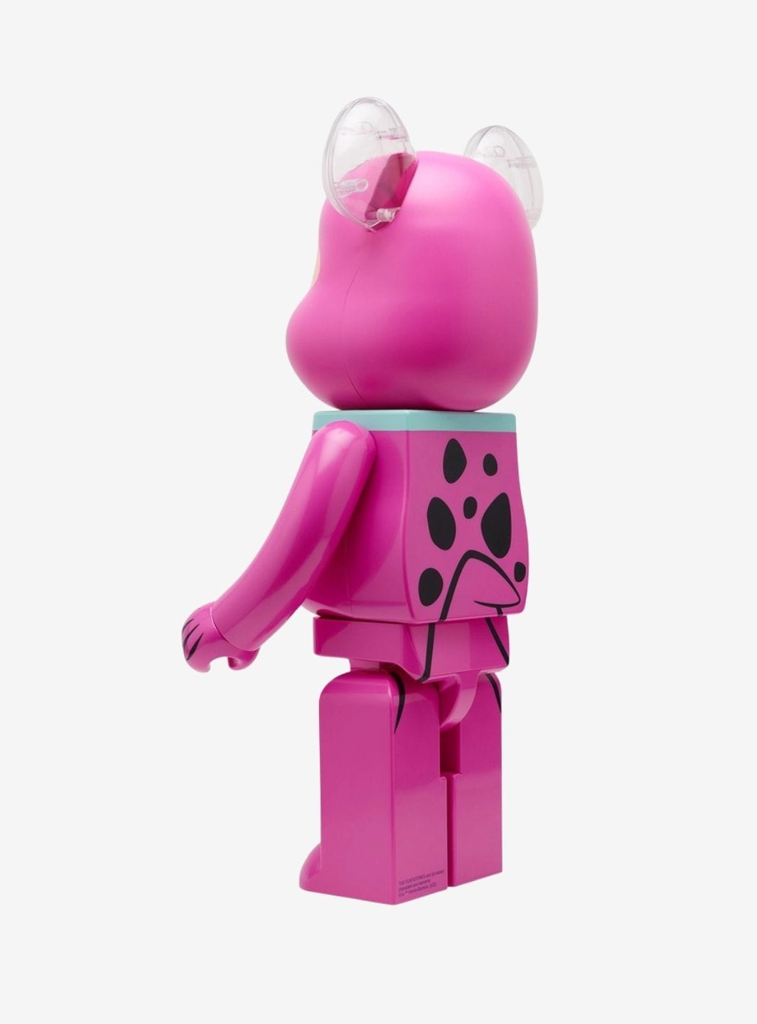 Bearbrick x The Flintstones Dino 100% & 400% Set Pink