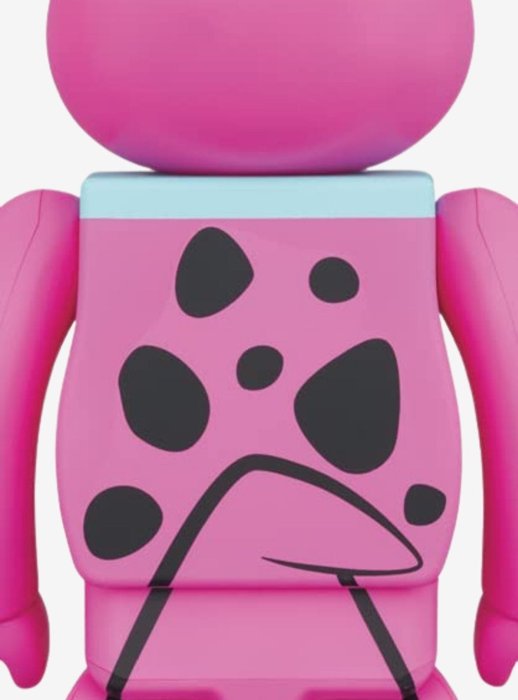 Bearbrick x The Flintstones Dino 100% & 400% Set Pink