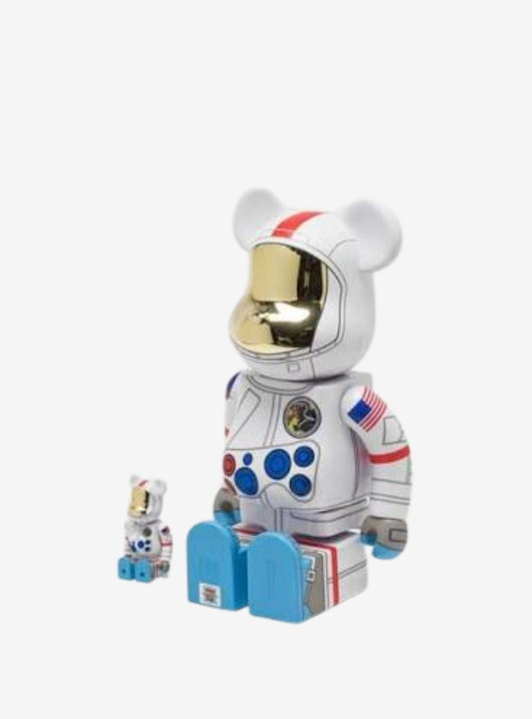 Bearbrick Apollo17 Astronaut 100% & 400% Set
