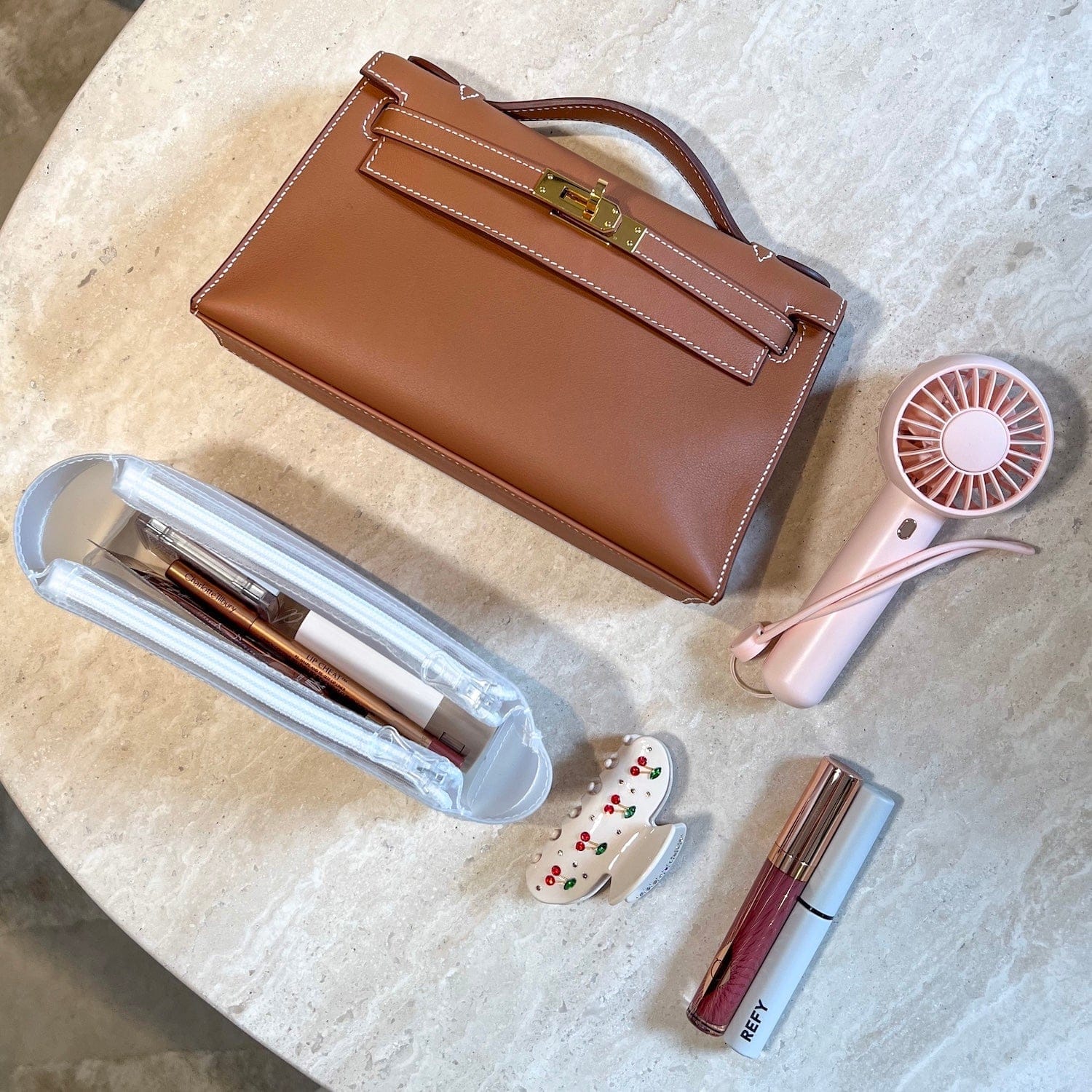 Bag-D Insert For Hermes Kelly Pochette