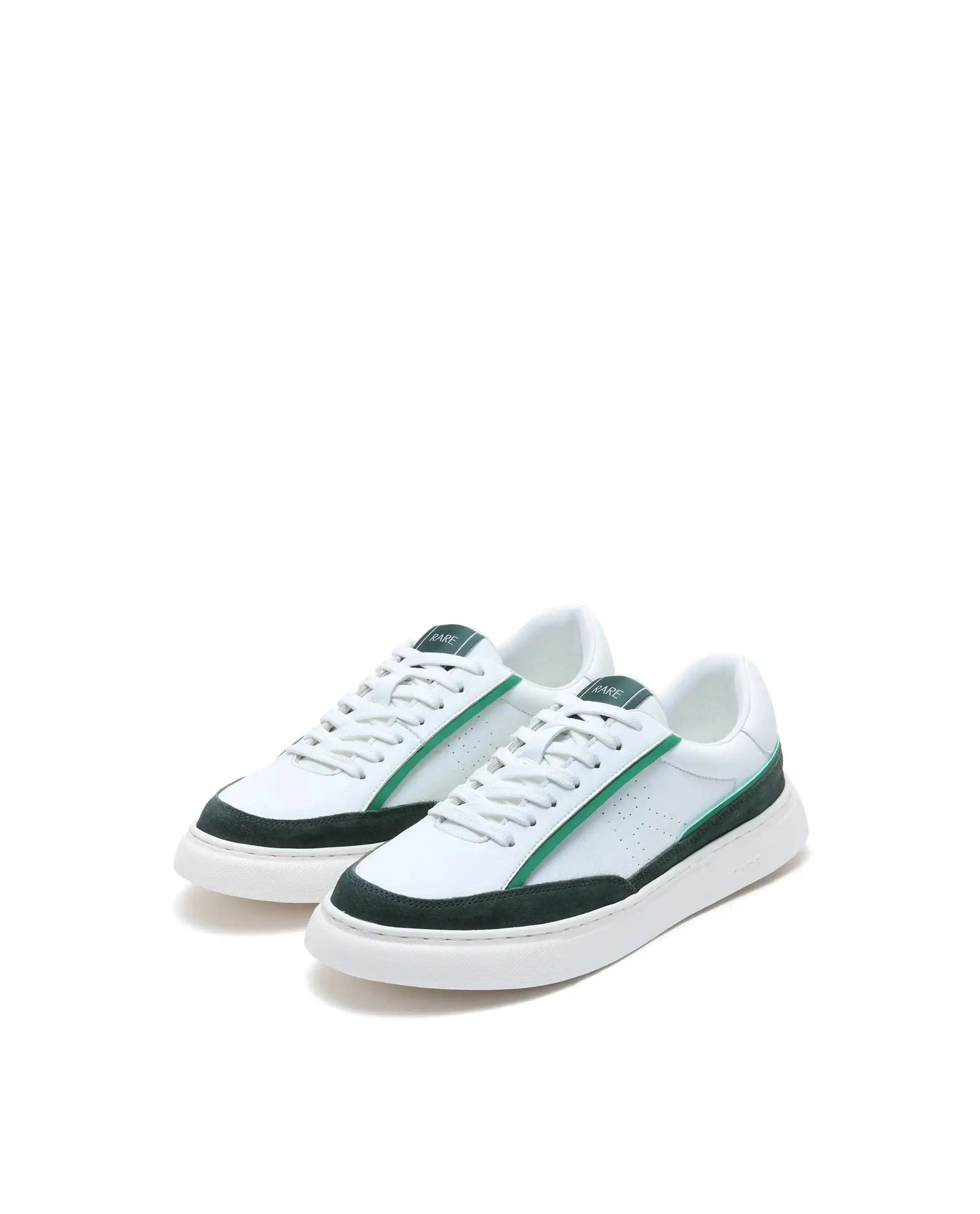 RAREZ Rare Rabbit Men's Kennen Green Micro Fiber Causal Sneaker