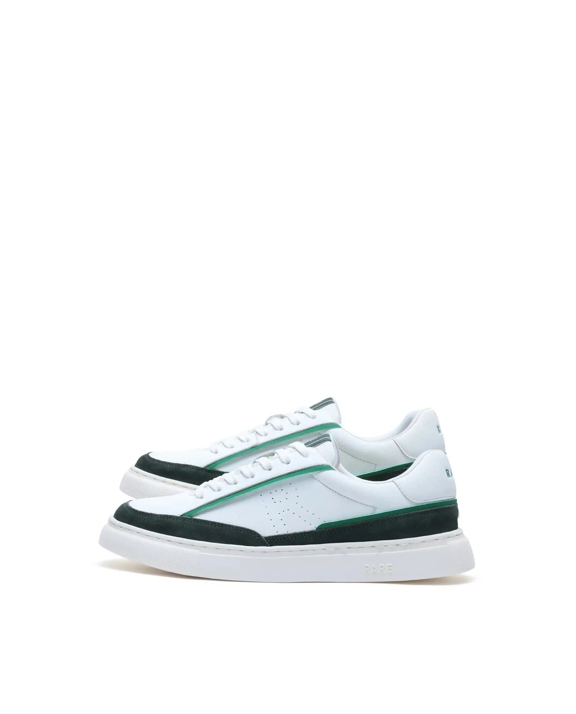 RAREZ Rare Rabbit Men's Kennen Green Micro Fiber Causal Sneaker