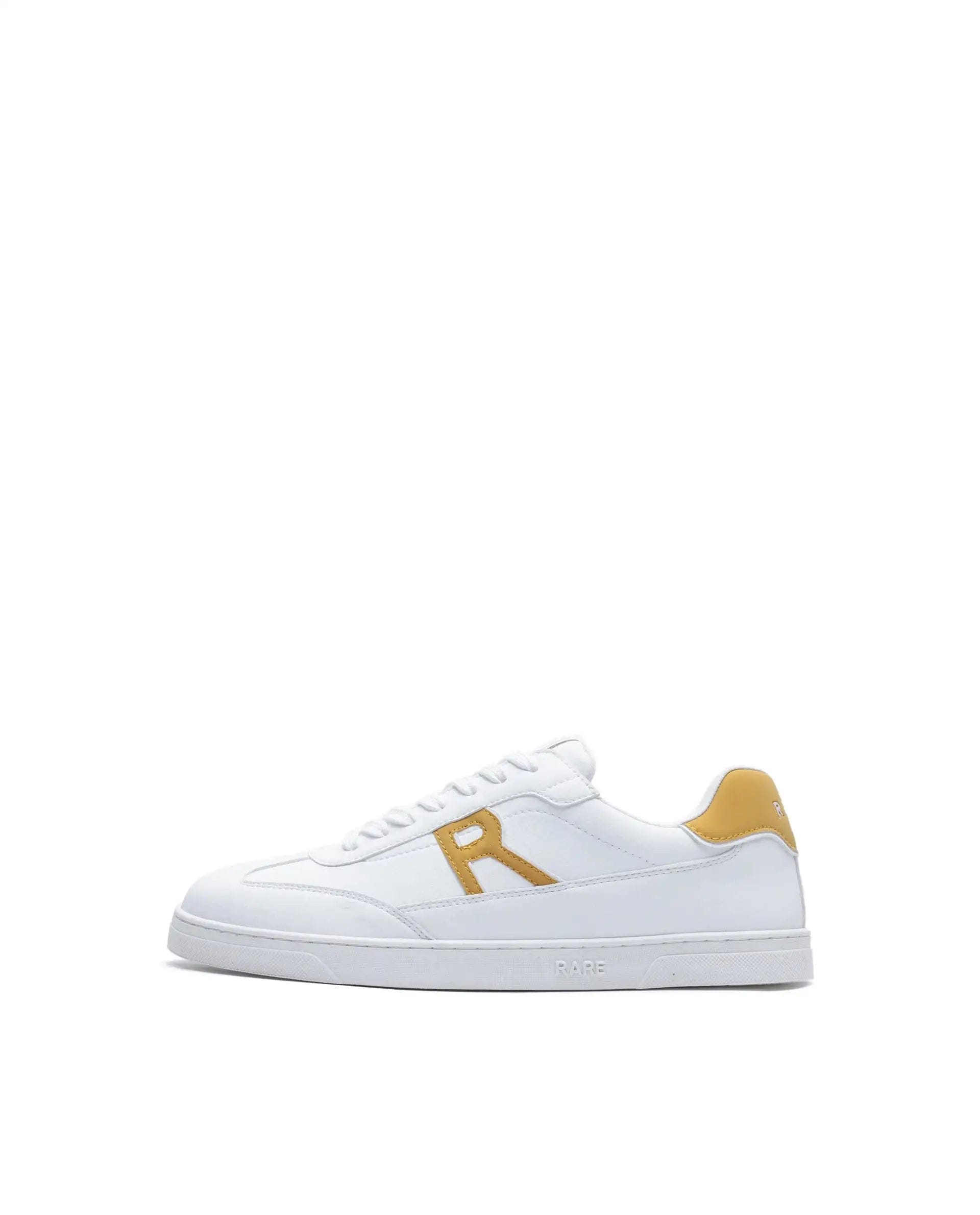 RAREZ Rare Rabbit Men's Athens Yellow Micro Leather Sneaker