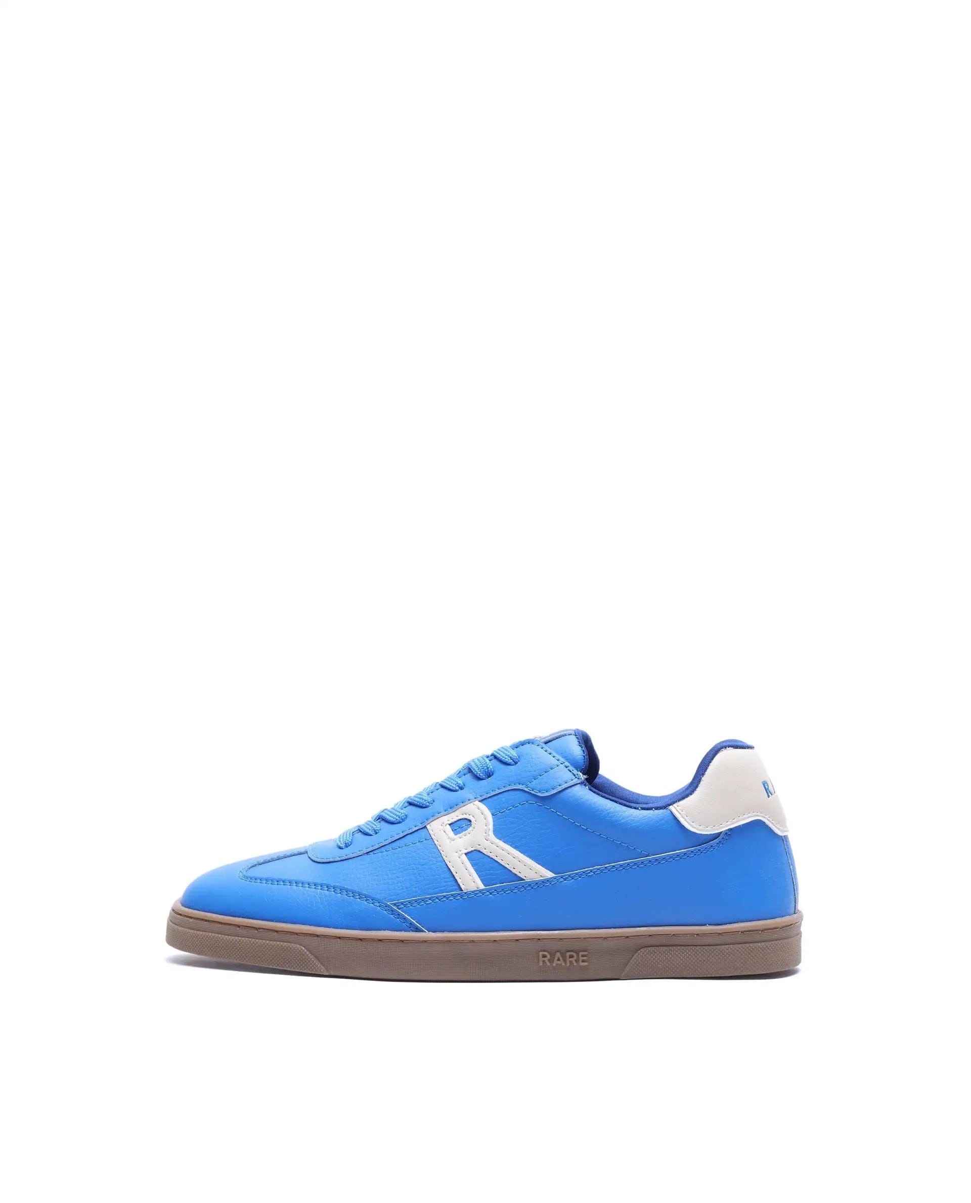RAREZ Rare Rabbit Men's Athens Blue Micro Leather Sneaker