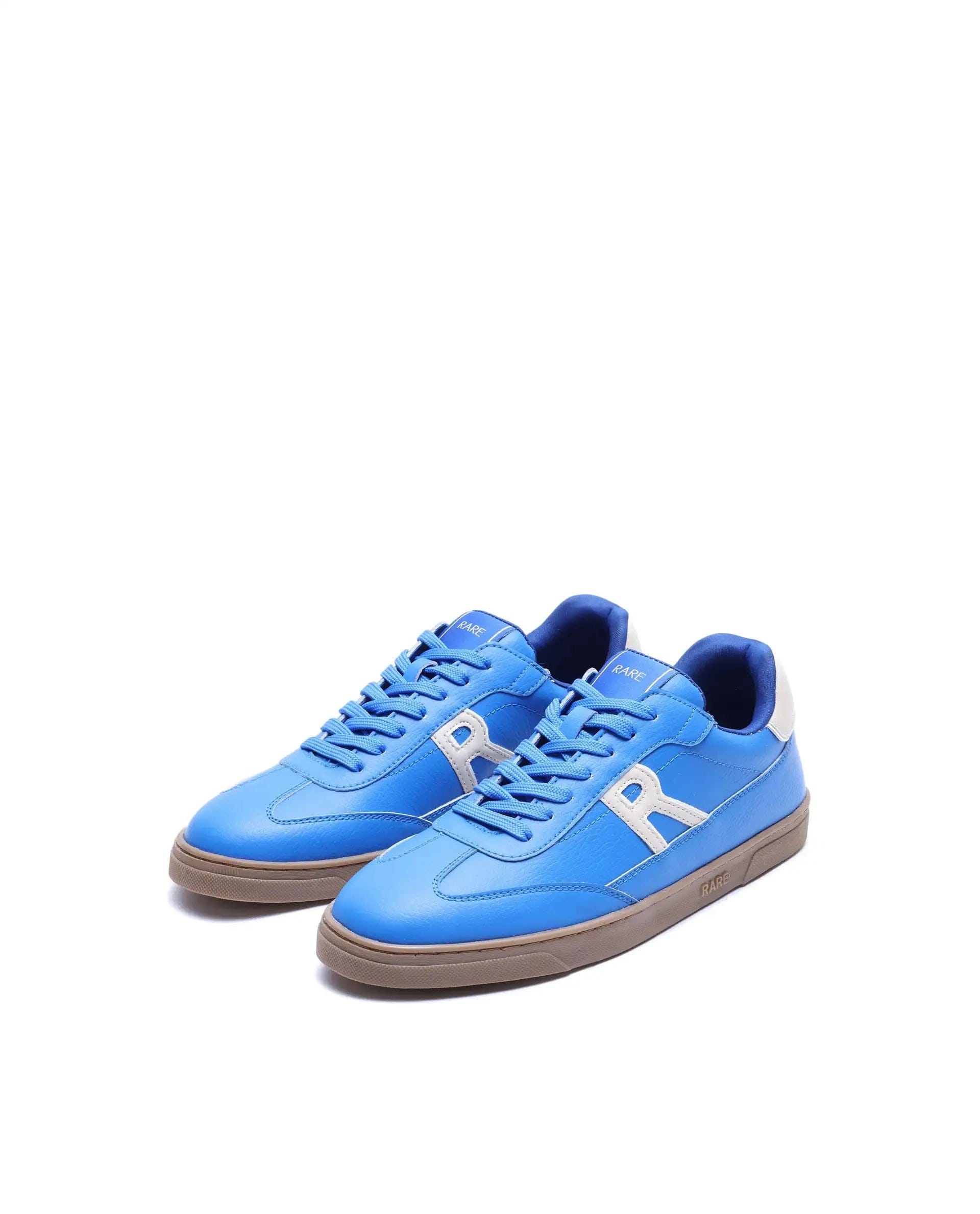 RAREZ Rare Rabbit Men's Athens Blue Micro Leather Sneaker