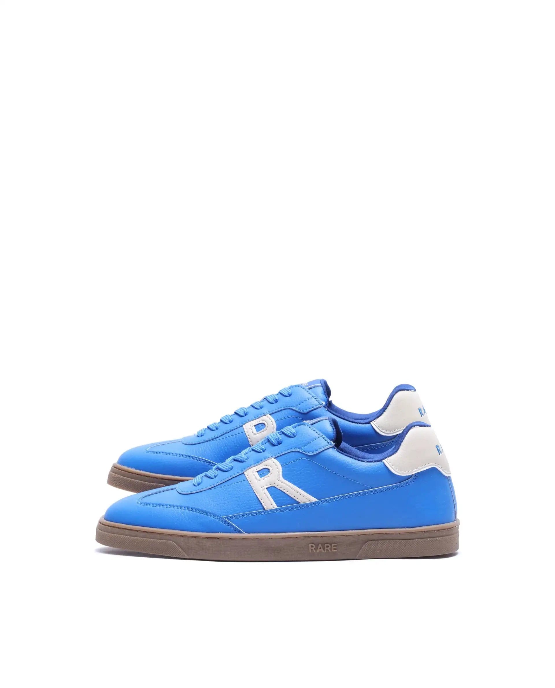 RAREZ Rare Rabbit Men's Athens Blue Micro Leather Sneaker