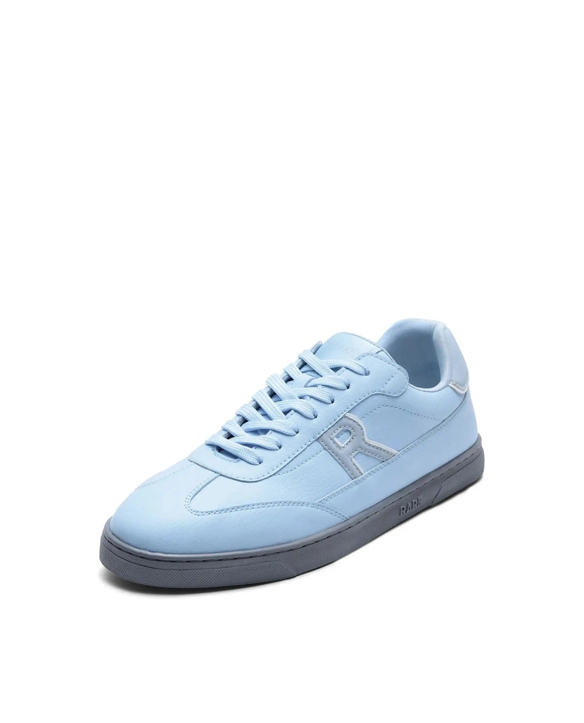 RAREZ Rare Rabbit Men's Athens Ice Blue Micro Leather Sneaker