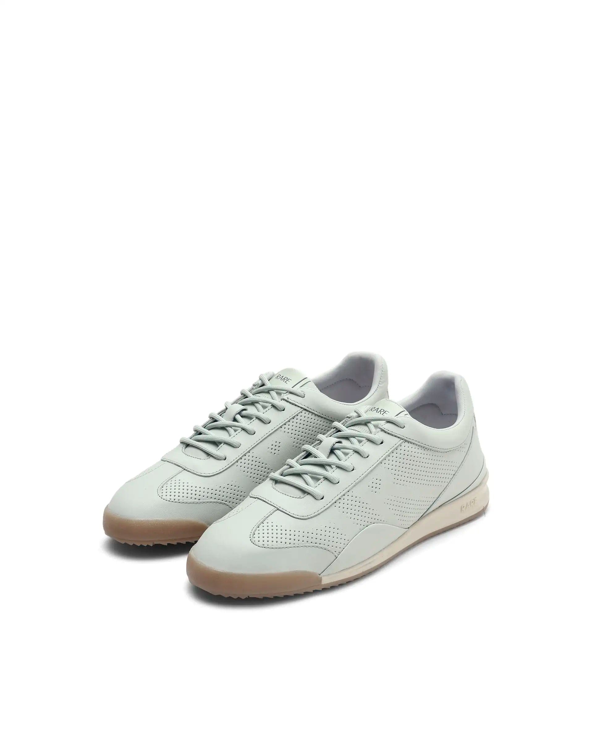 RAREZ Rare Rabbit Men's Cryon Light Green Leather Sneaker