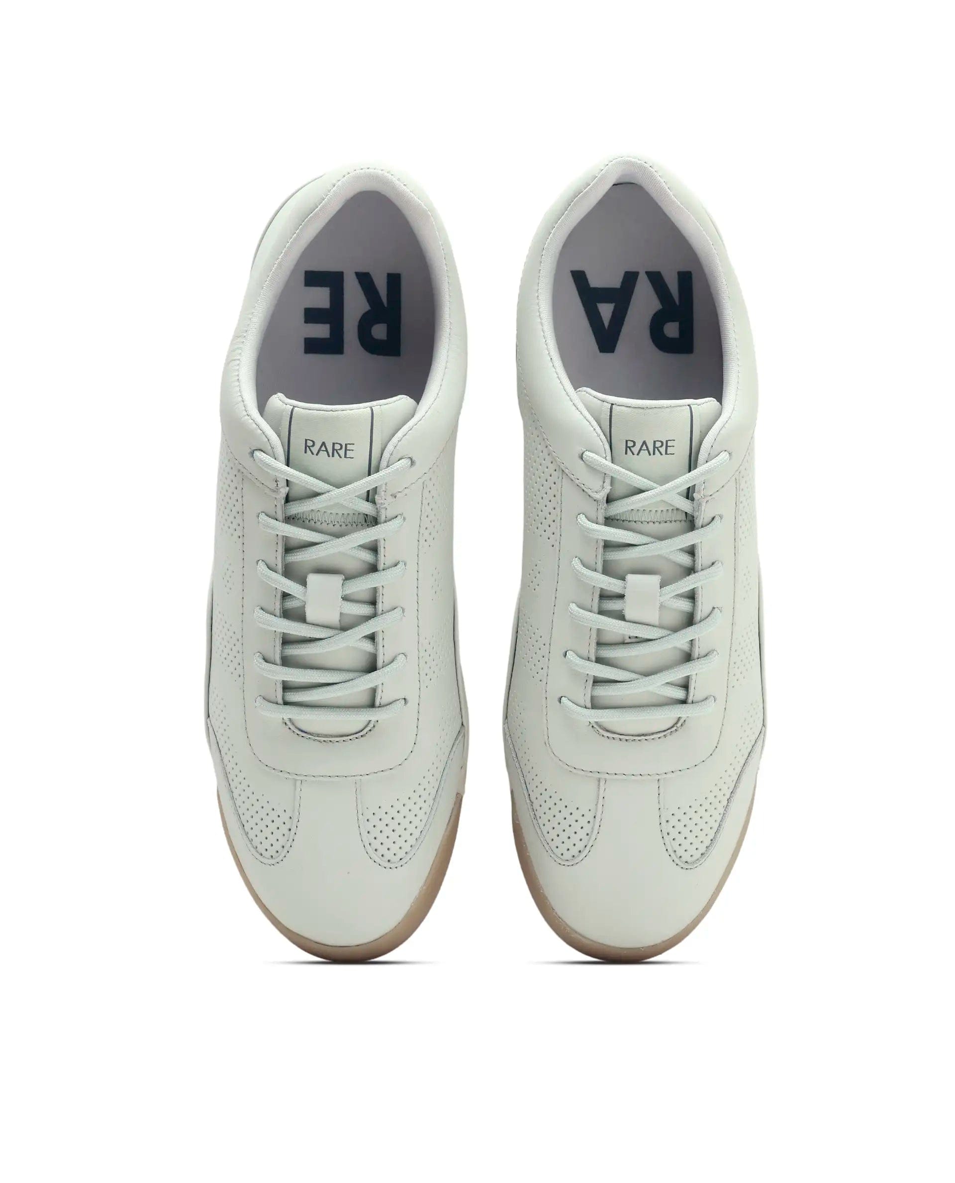 RAREZ Rare Rabbit Men's Cryon Light Green Leather Sneaker