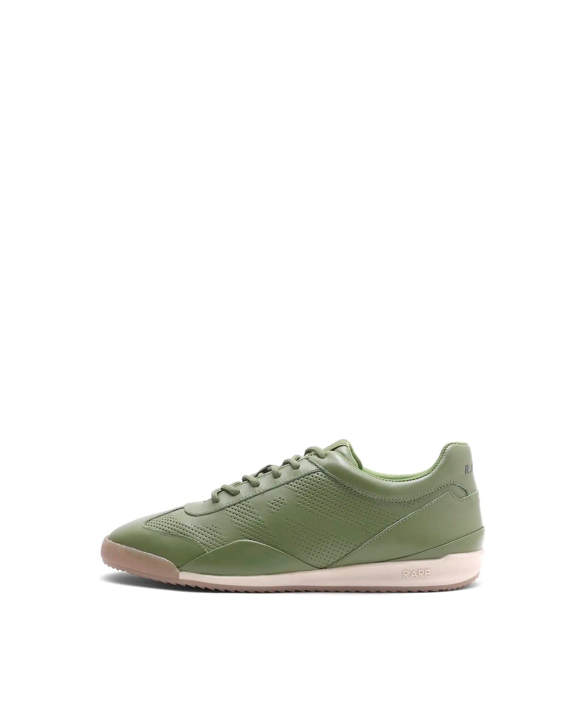 RAREZ Rare Rabbit Men's Cryon Matcha Leather Sneaker