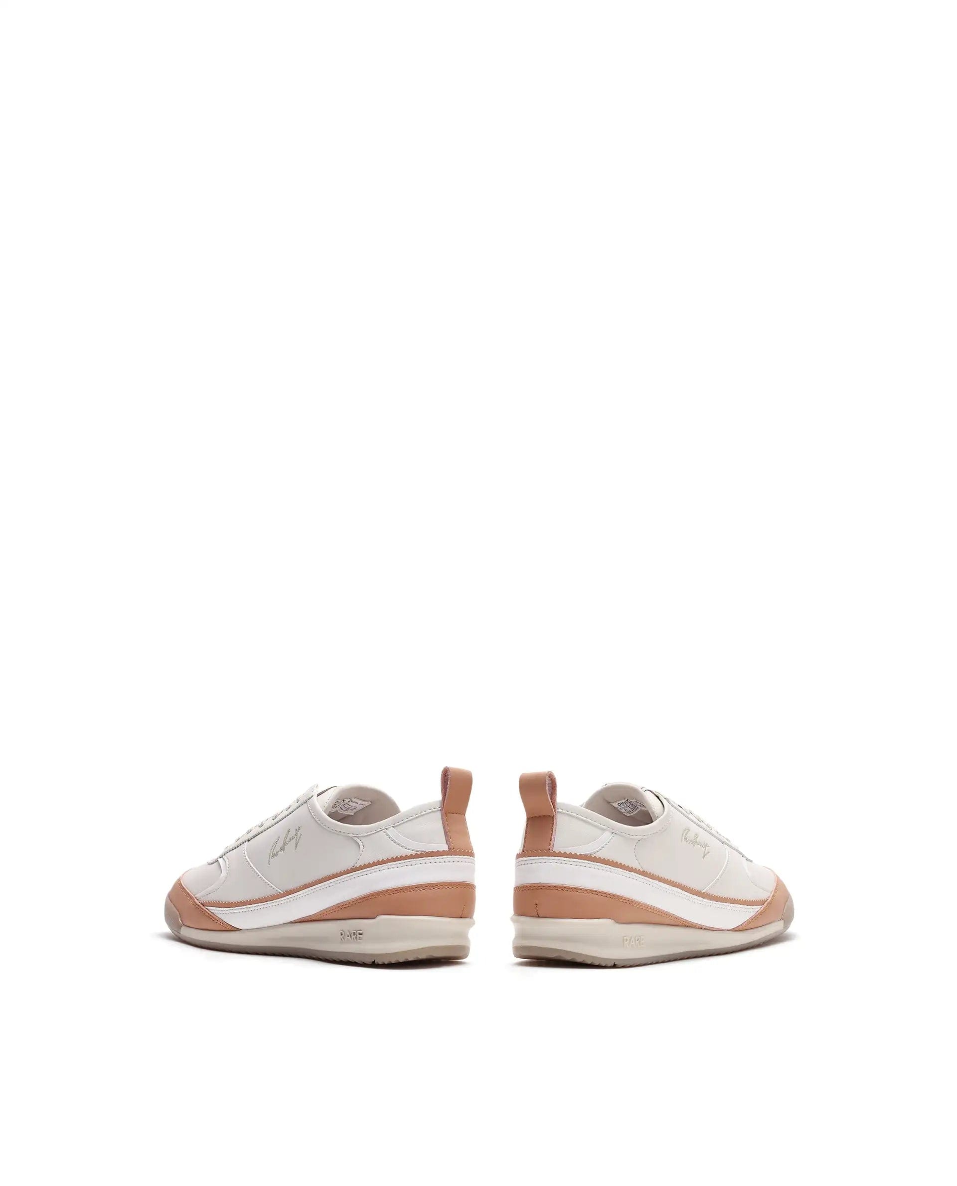 RAREZ Rare Rabbit Men's Omex Orange Micro Fiber Sneaker
