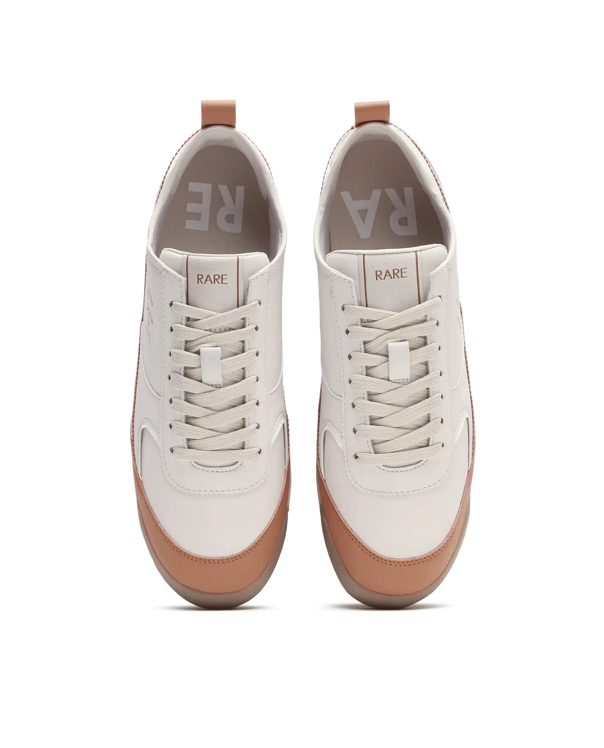 RAREZ Rare Rabbit Men's Omex Orange Micro Fiber Sneaker