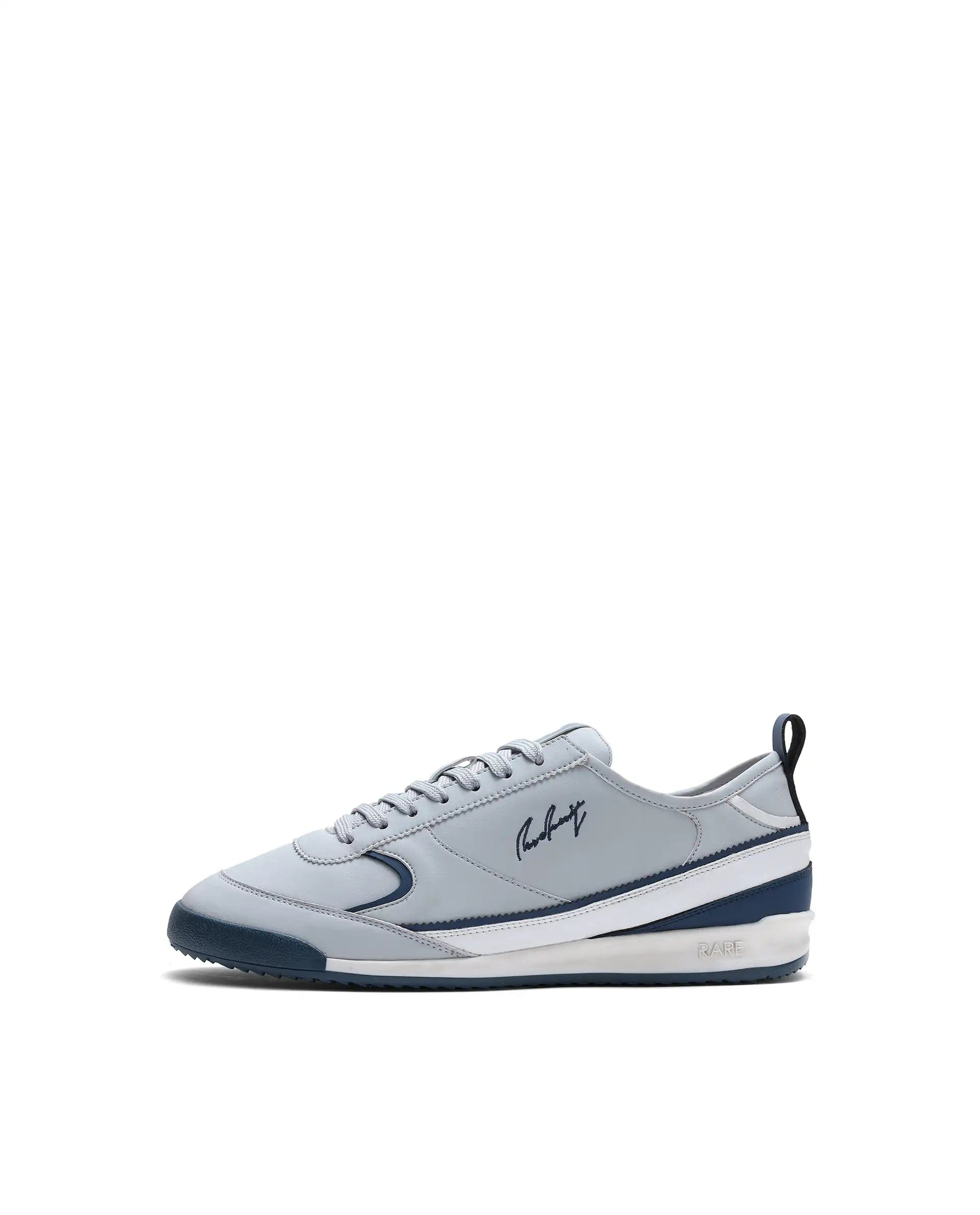 RAREZ Rare Rabbit Men's Omex Light Grey Micro Fiber Sneaker