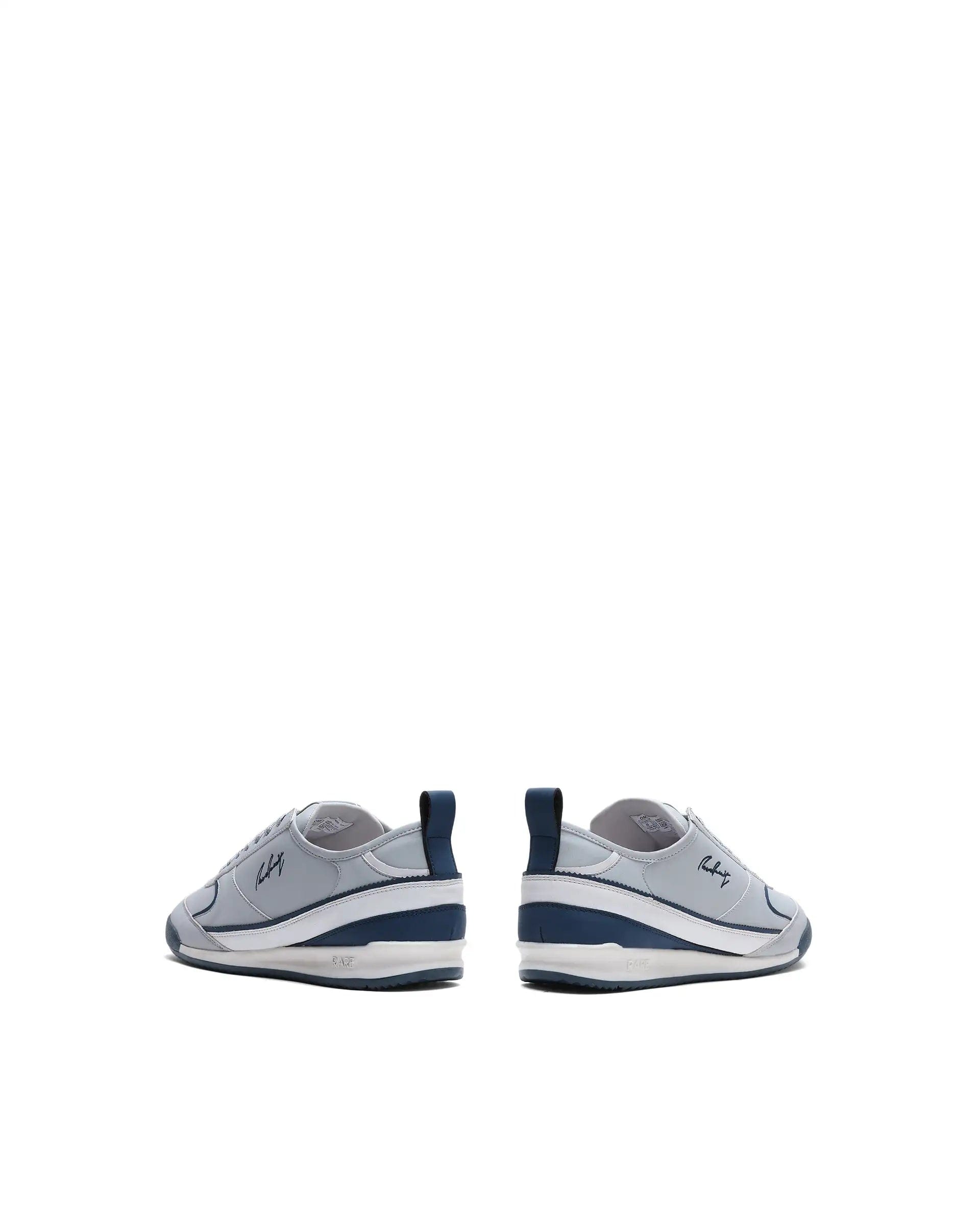 RAREZ Rare Rabbit Men's Omex Light Grey Micro Fiber Sneaker