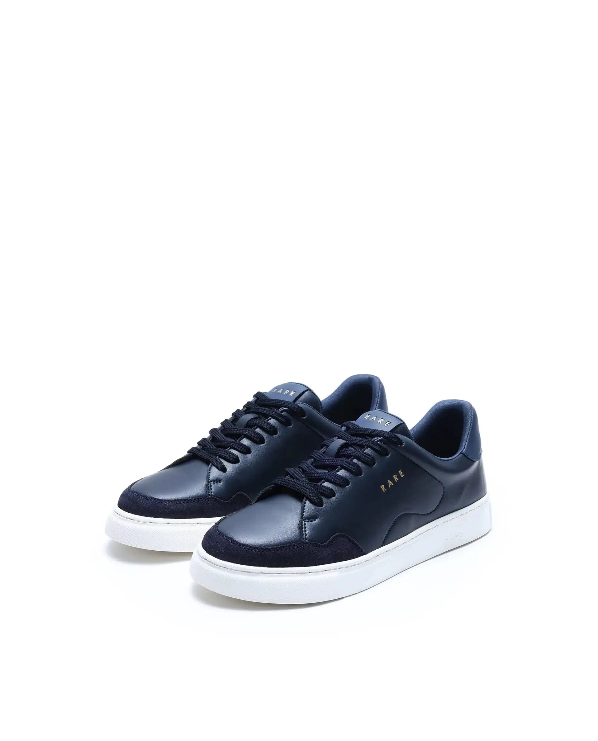 RAREZ Rare Rabbit Men's Mawi Navy Micro Fiber Causal Sneaker