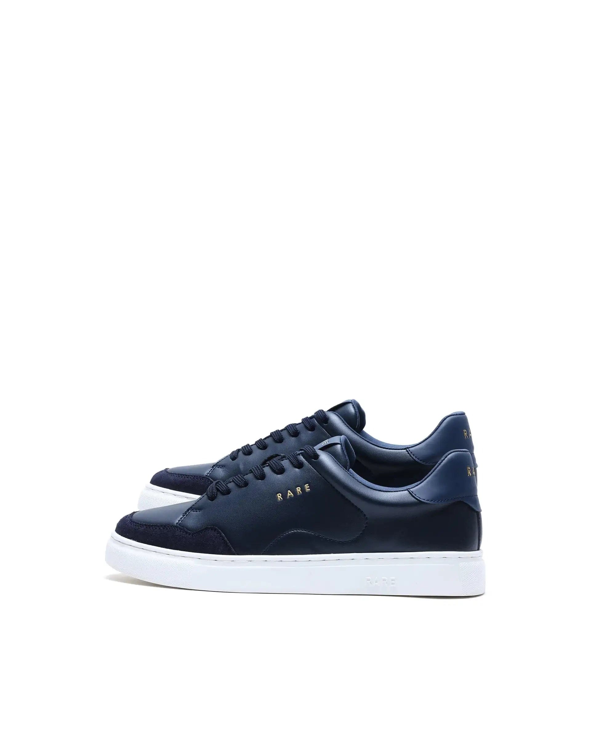 RAREZ Rare Rabbit Men's Mawi Navy Micro Fiber Causal Sneaker