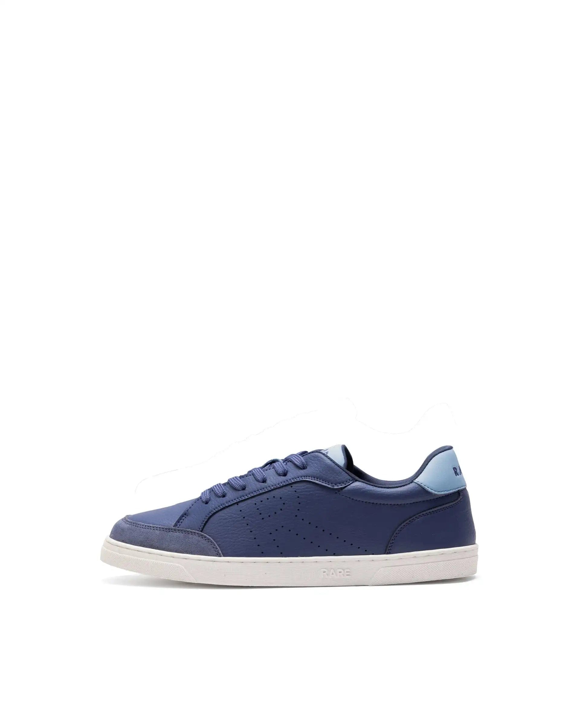 RAREZ Rare Rabbit Men's Knox Navy Micro Fiber Causal Sneaker