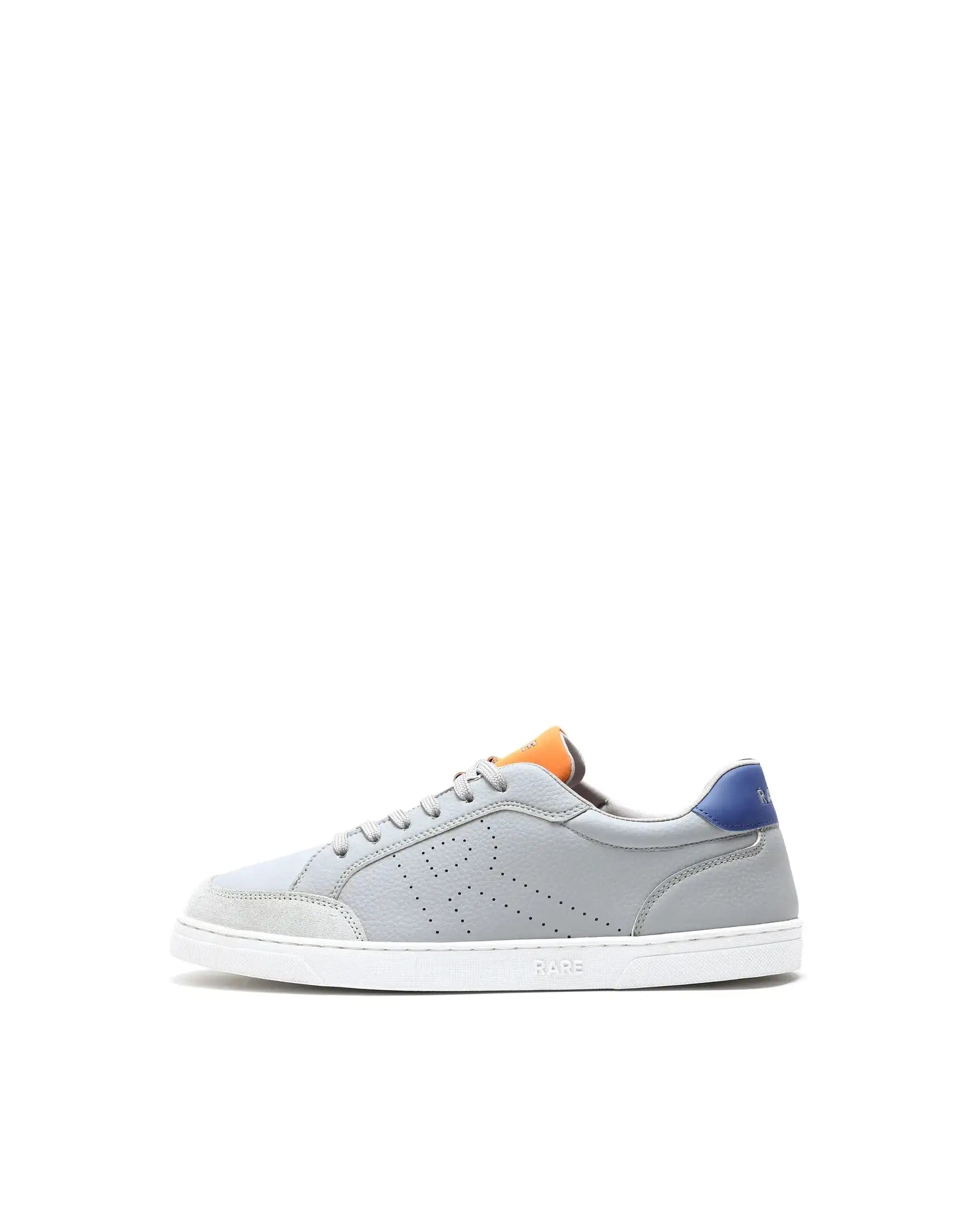 RAREZ Rare Rabbit Men's Knox Grey Micro Fiber Causal Sneaker