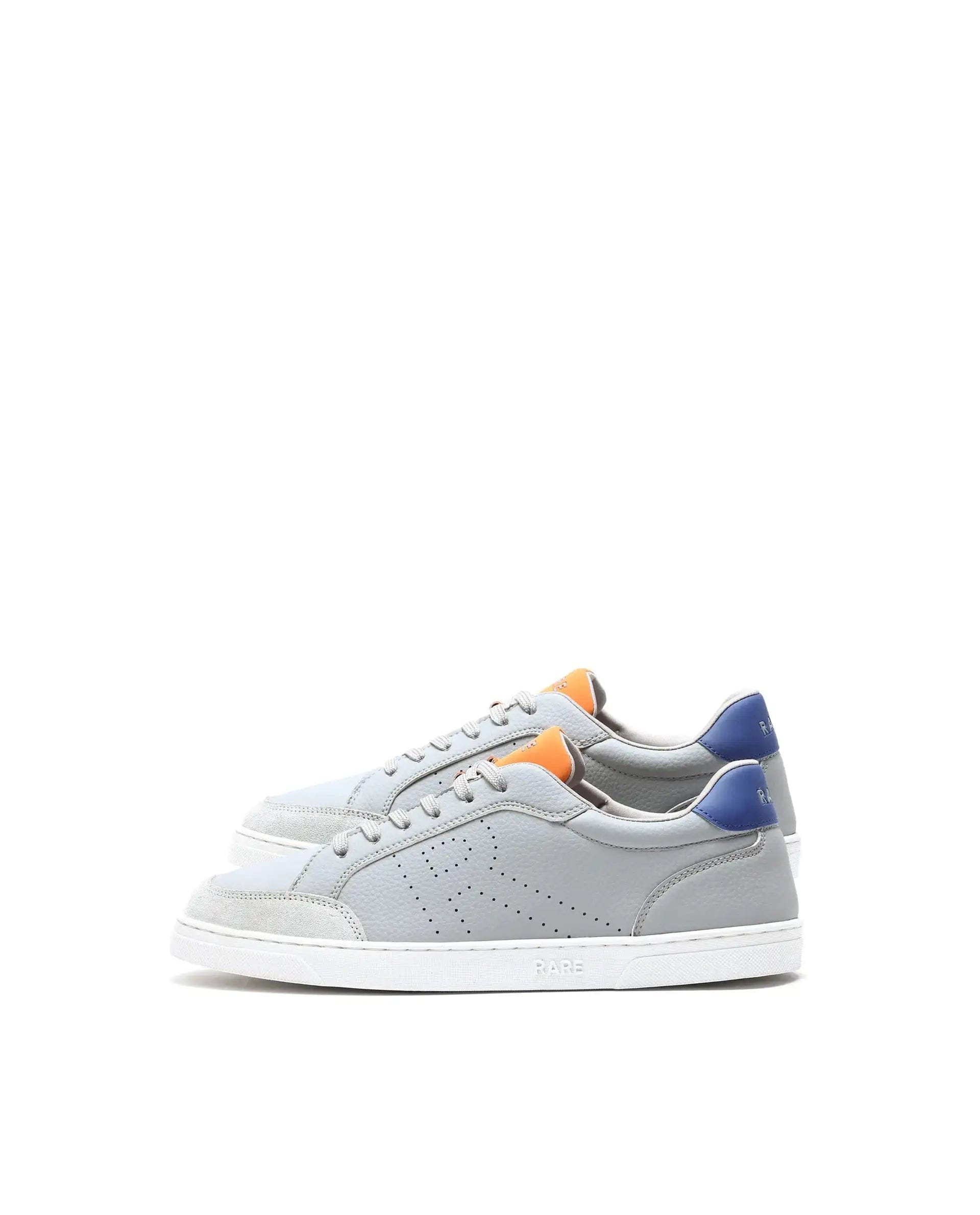 RAREZ Rare Rabbit Men's Knox Grey Micro Fiber Causal Sneaker