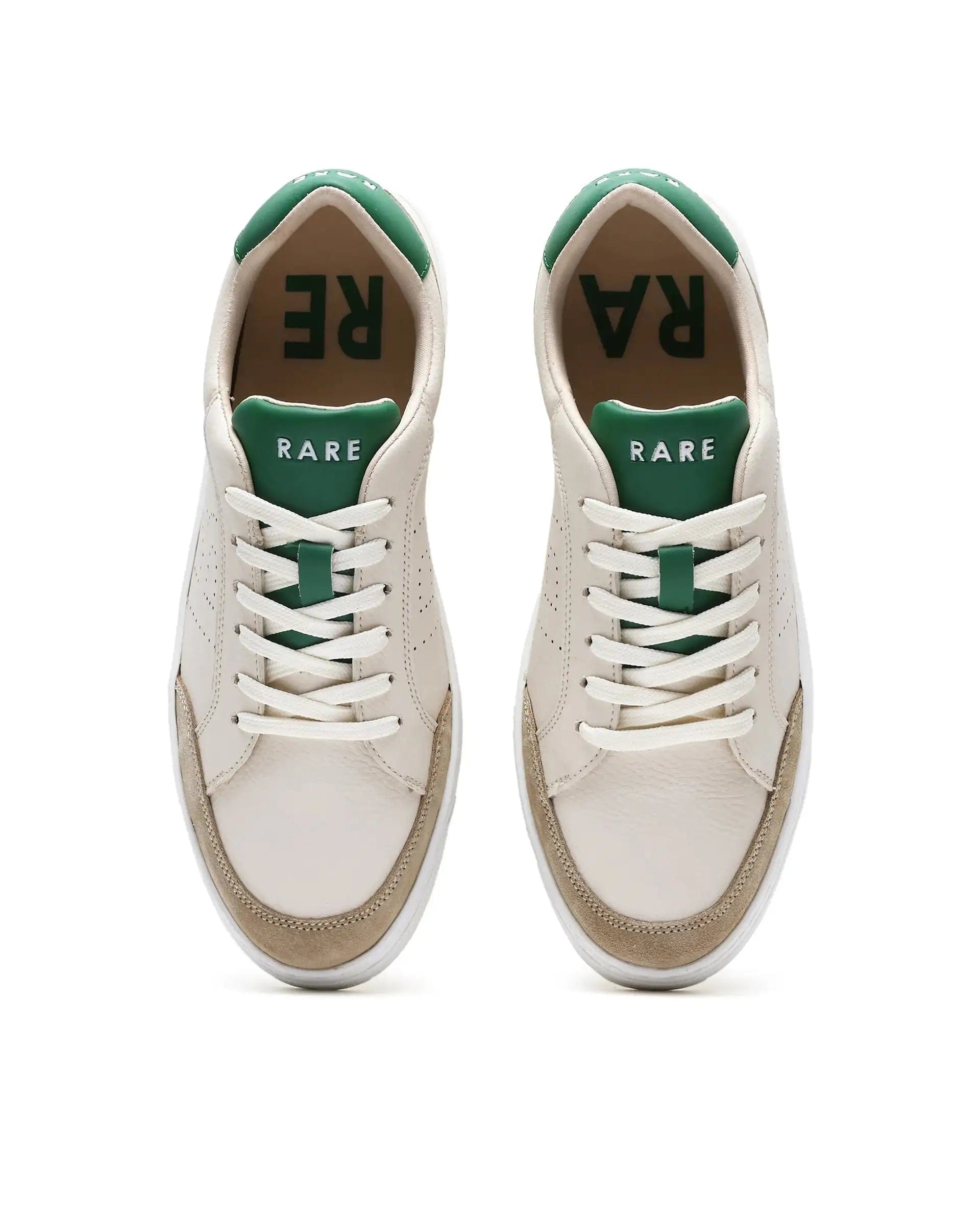 RAREZ Rare Rabbit Men's Knox Beige Micro Fiber Causal Sneaker