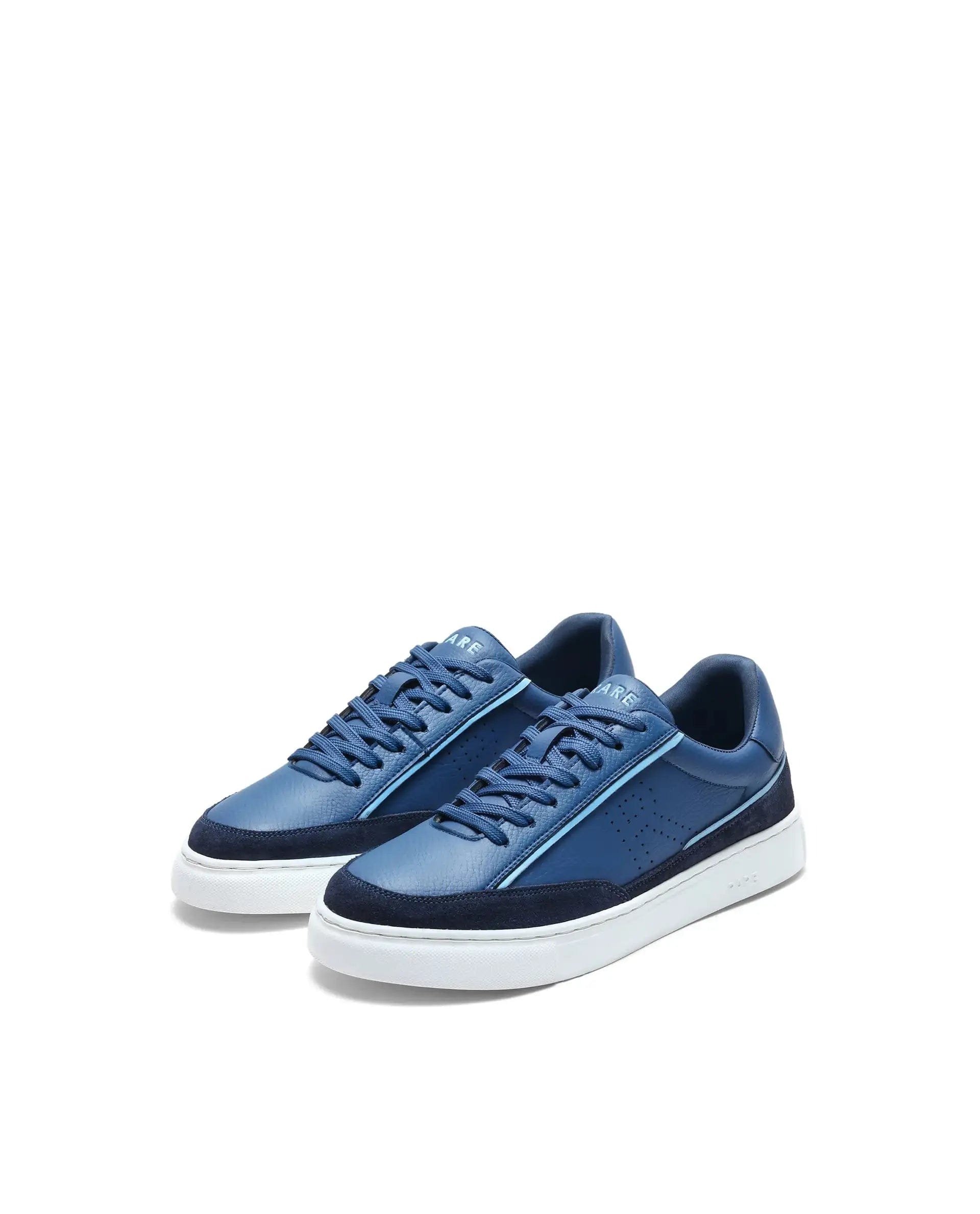 RAREZ Rare Rabbit Men's Kennen Blue Micro Fiber Causal Sneaker