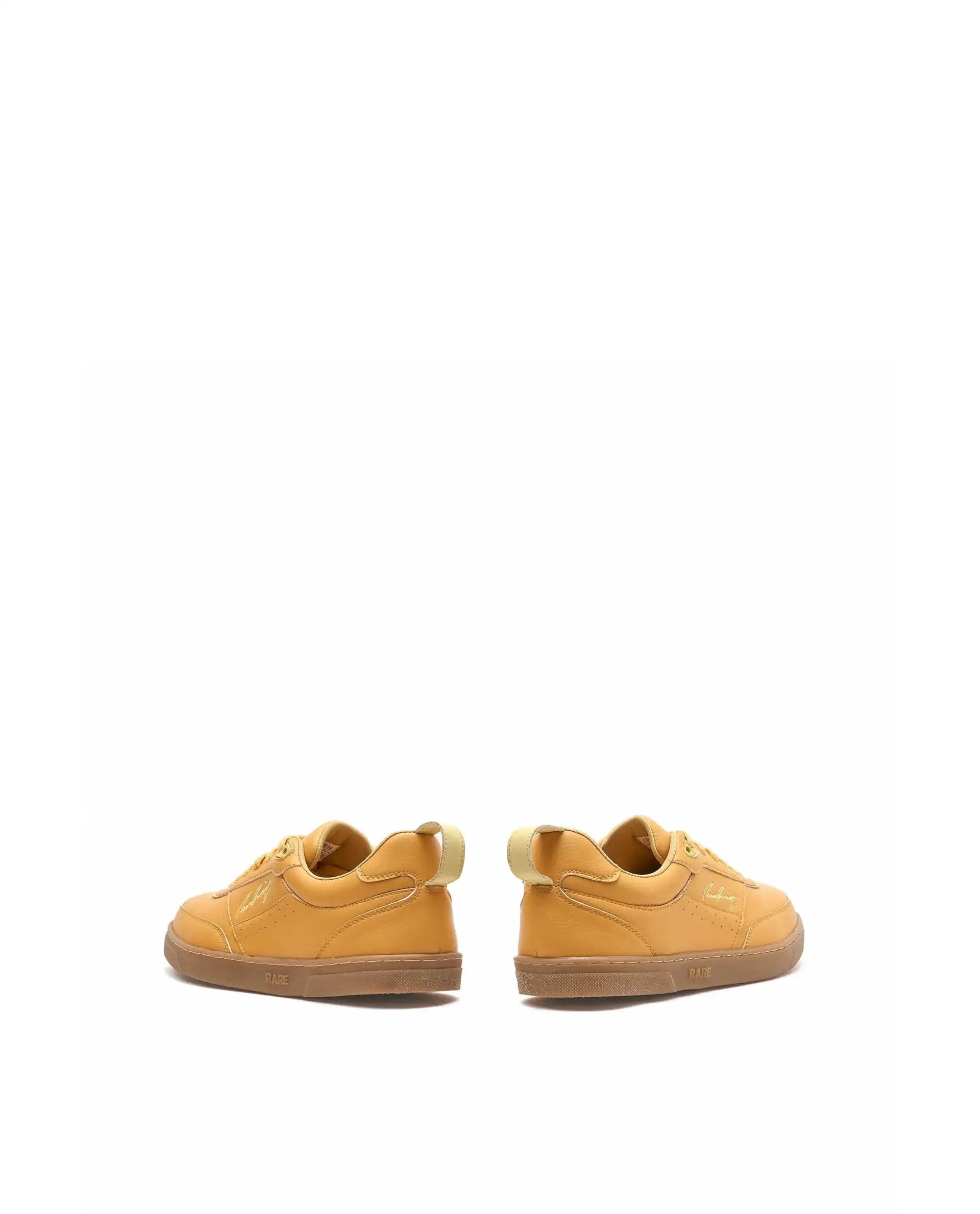 RAREZ Rare Rabbit Men's Garen Mustard Micro Fiber Causal Sneaker