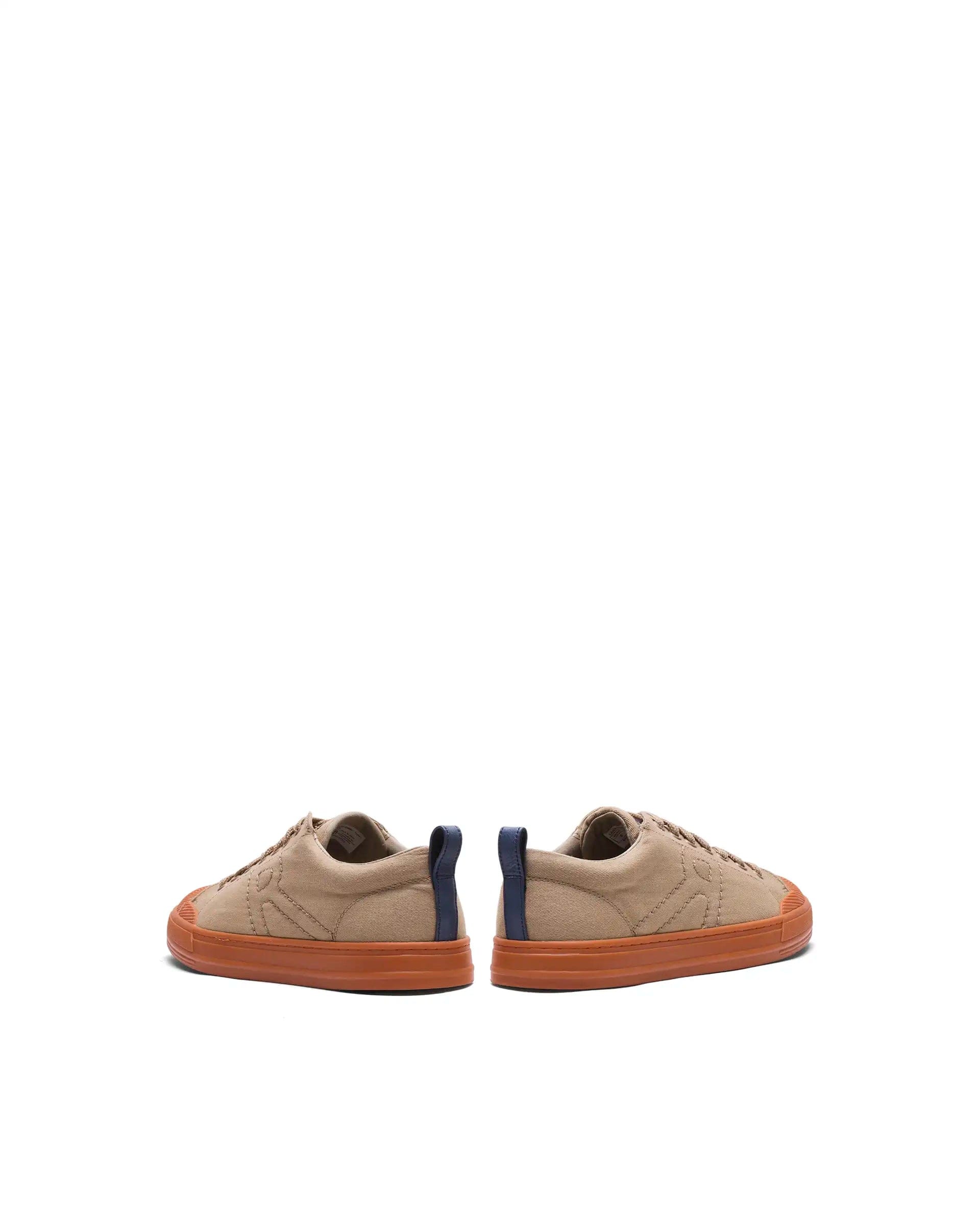 RAREZ Rare Rabbit Men's Sauron 77 Tan Micro Leather Sneaker