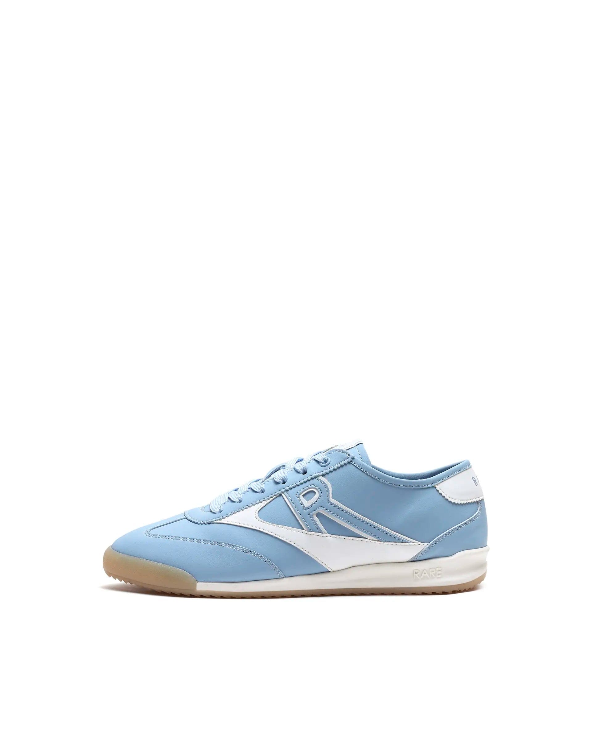 RAREZ Rare Rabbit Men's Sozo Blue Micro Fiber Leather Sneaker