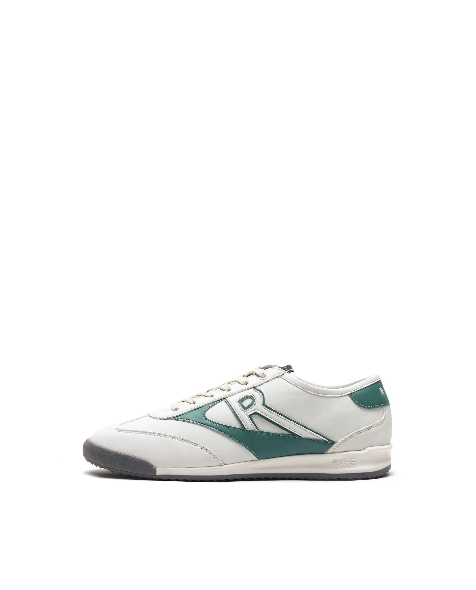 RAREZ Rare Rabbit Men's Sozo Green Micro Fiber Leather Sneaker