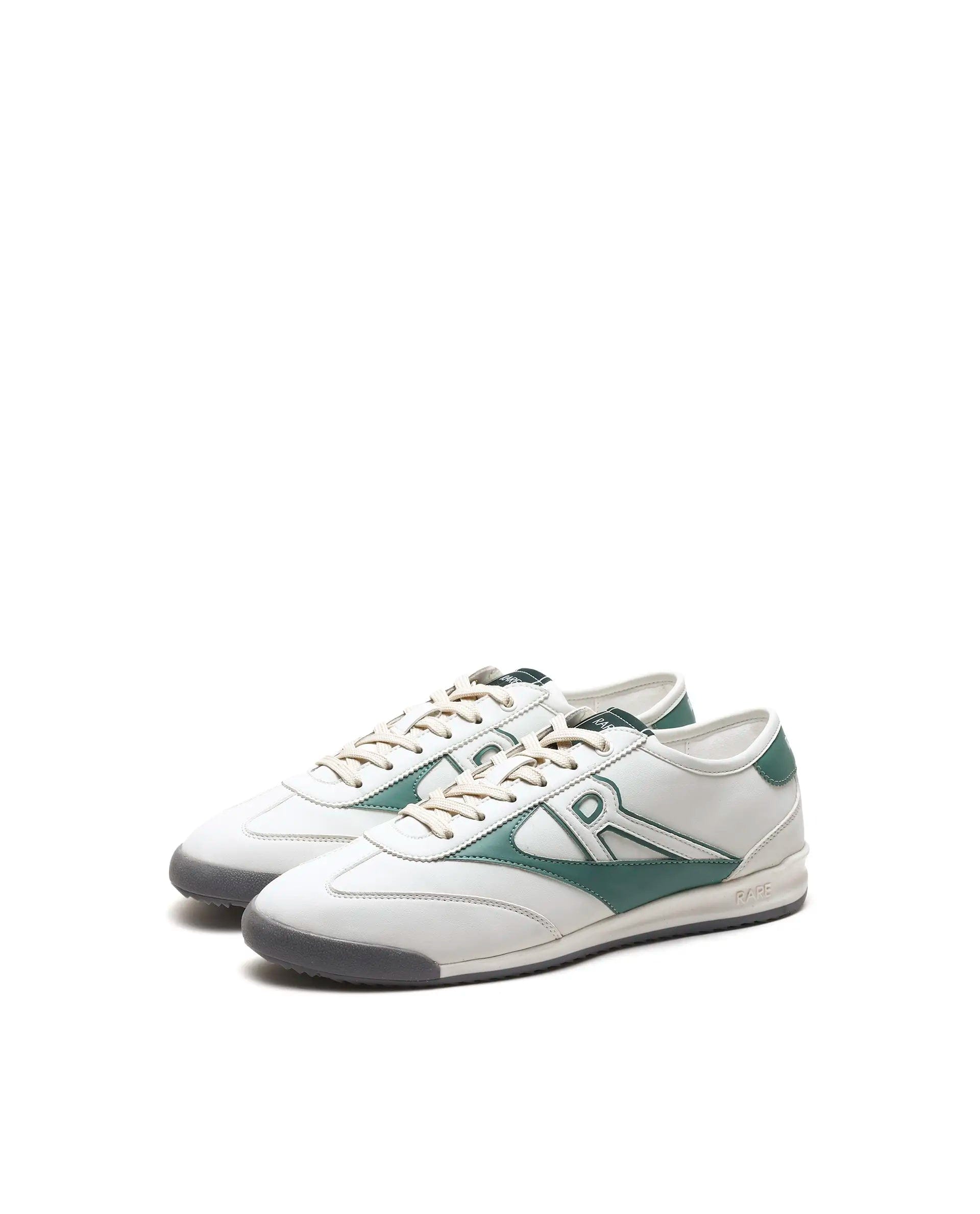 RAREZ Rare Rabbit Men's Sozo Green Micro Fiber Leather Sneaker