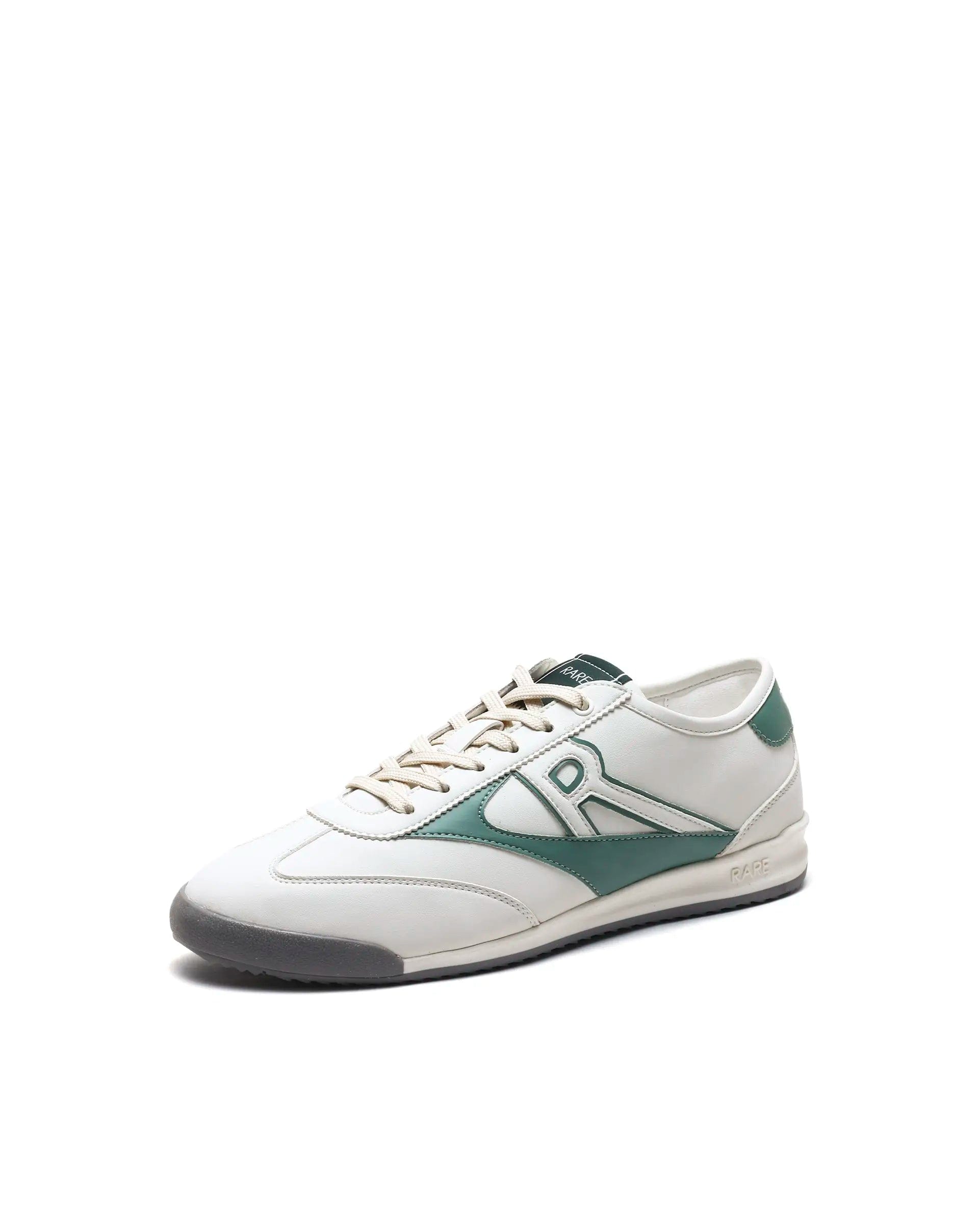 RAREZ Rare Rabbit Men's Sozo Green Micro Fiber Leather Sneaker