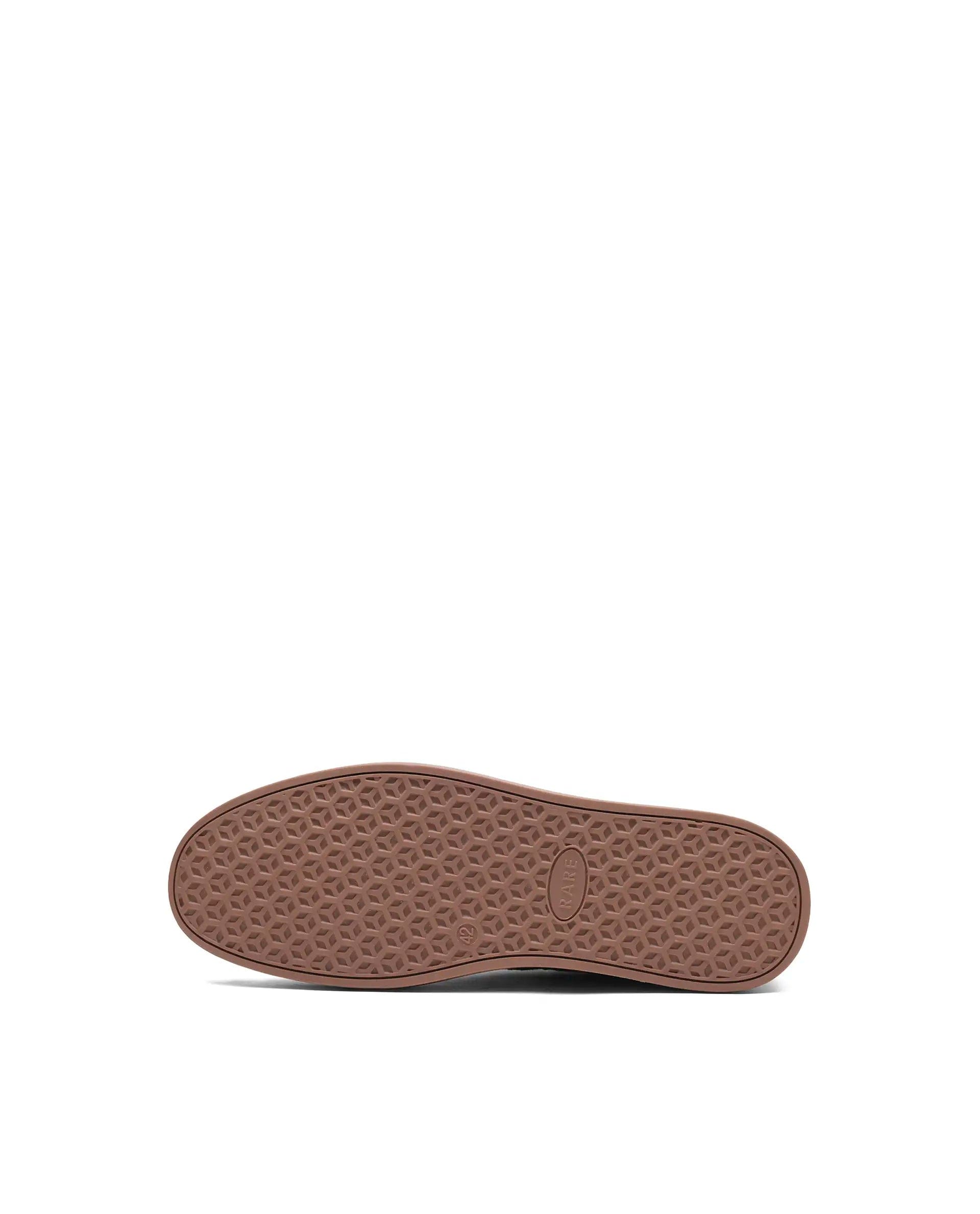 RAREZ Rare Rabbit Men's Sauron 77 Dark Brown Canvas Fabric Sneaker