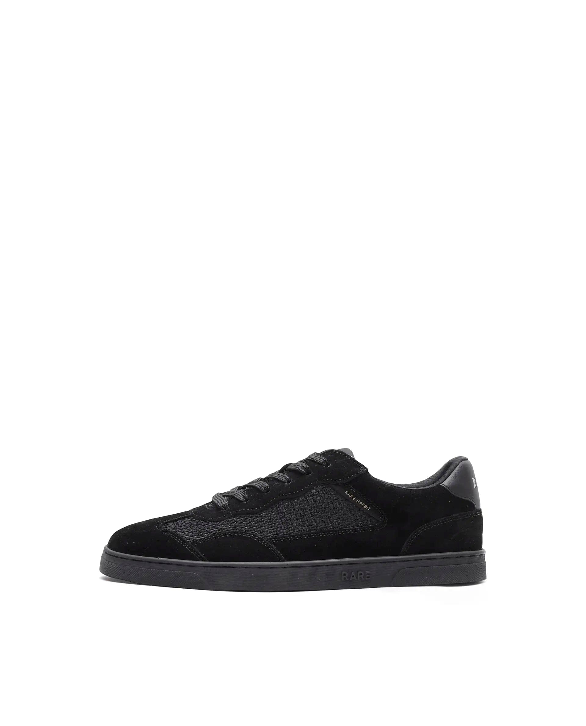 RAREZ Rare Rabbit Men's Zibot Black Suede Sneaker