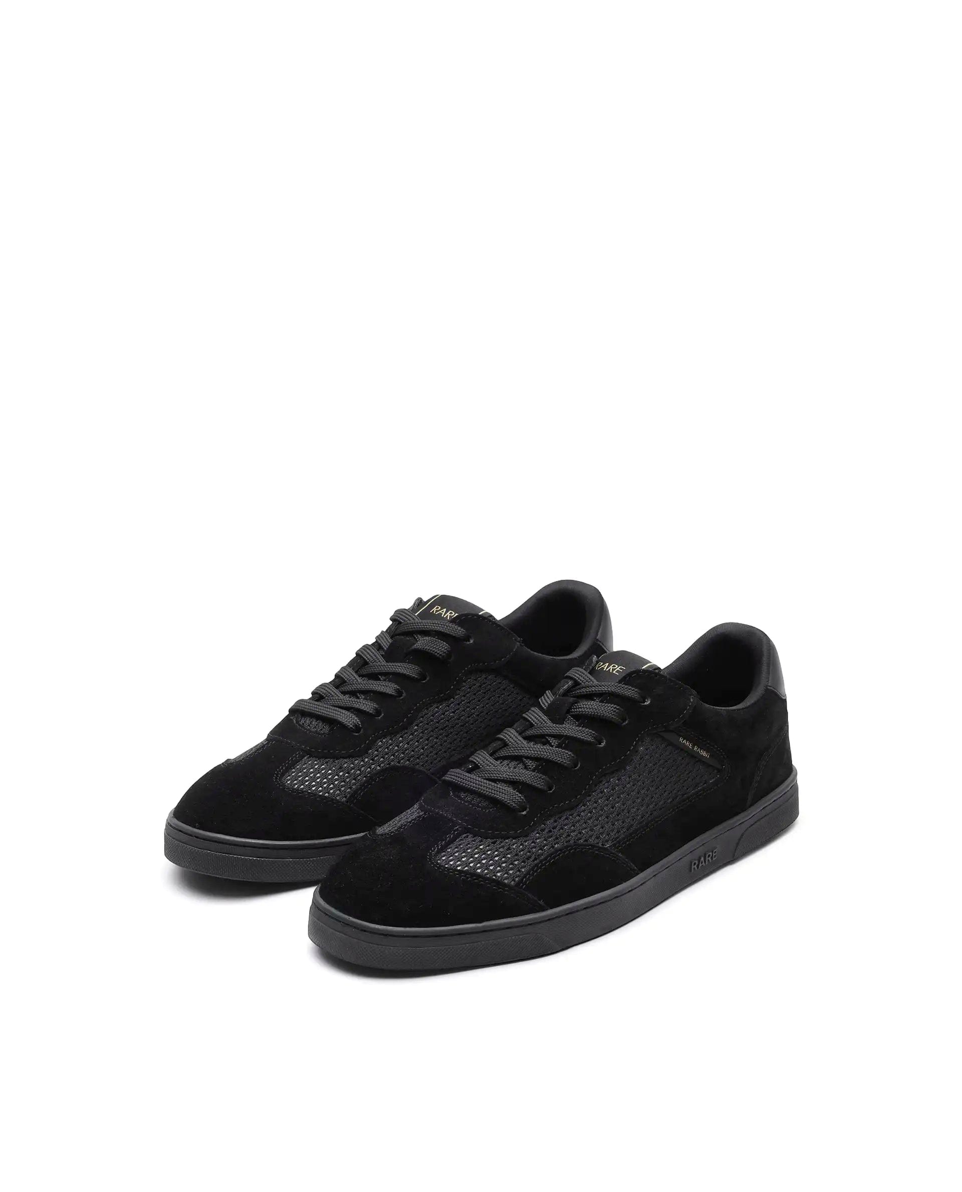 RAREZ Rare Rabbit Men's Zibot Black Suede Sneaker