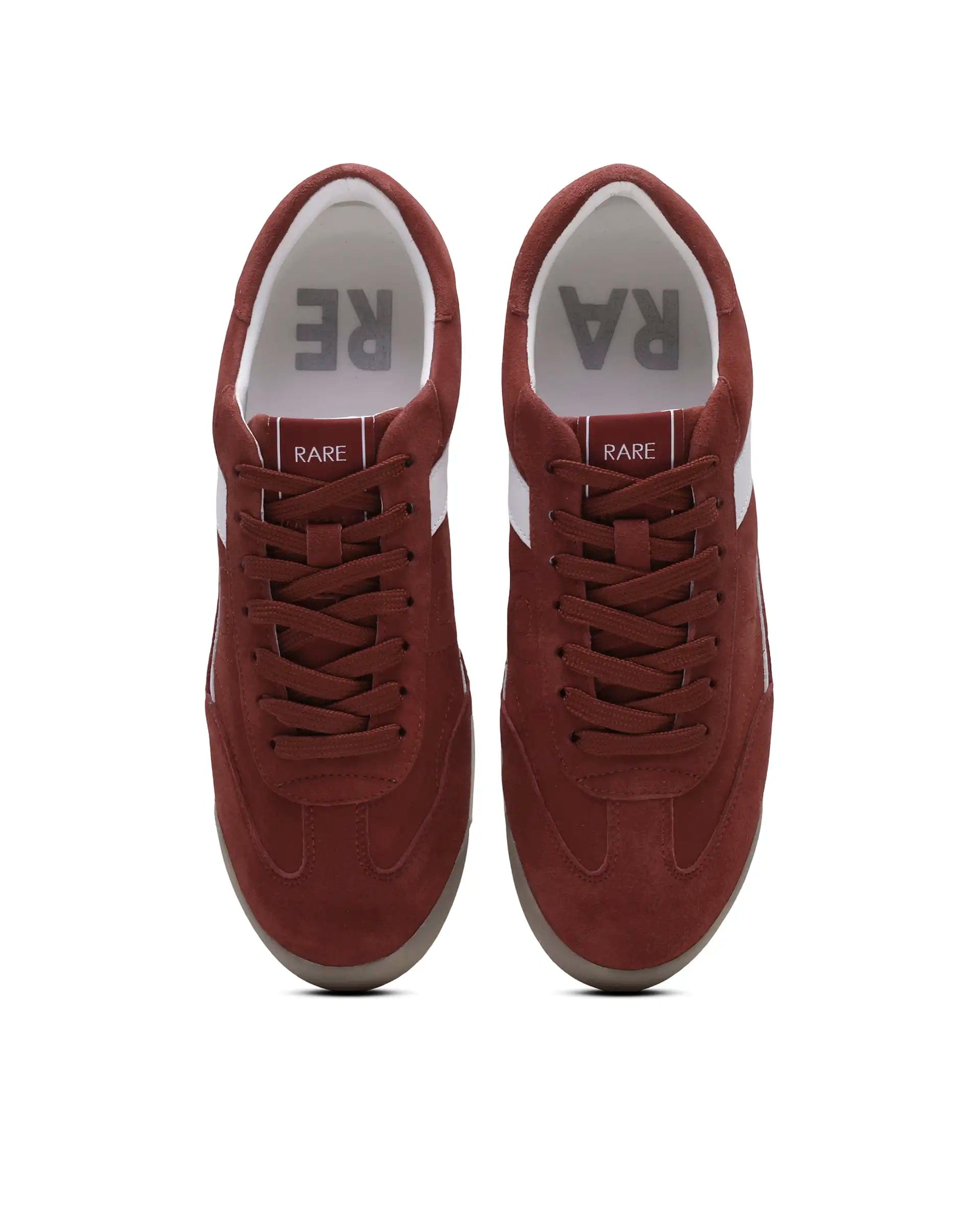 RAREZ Rare Rabbit Men's Flux Red Suede Leather Sneaker