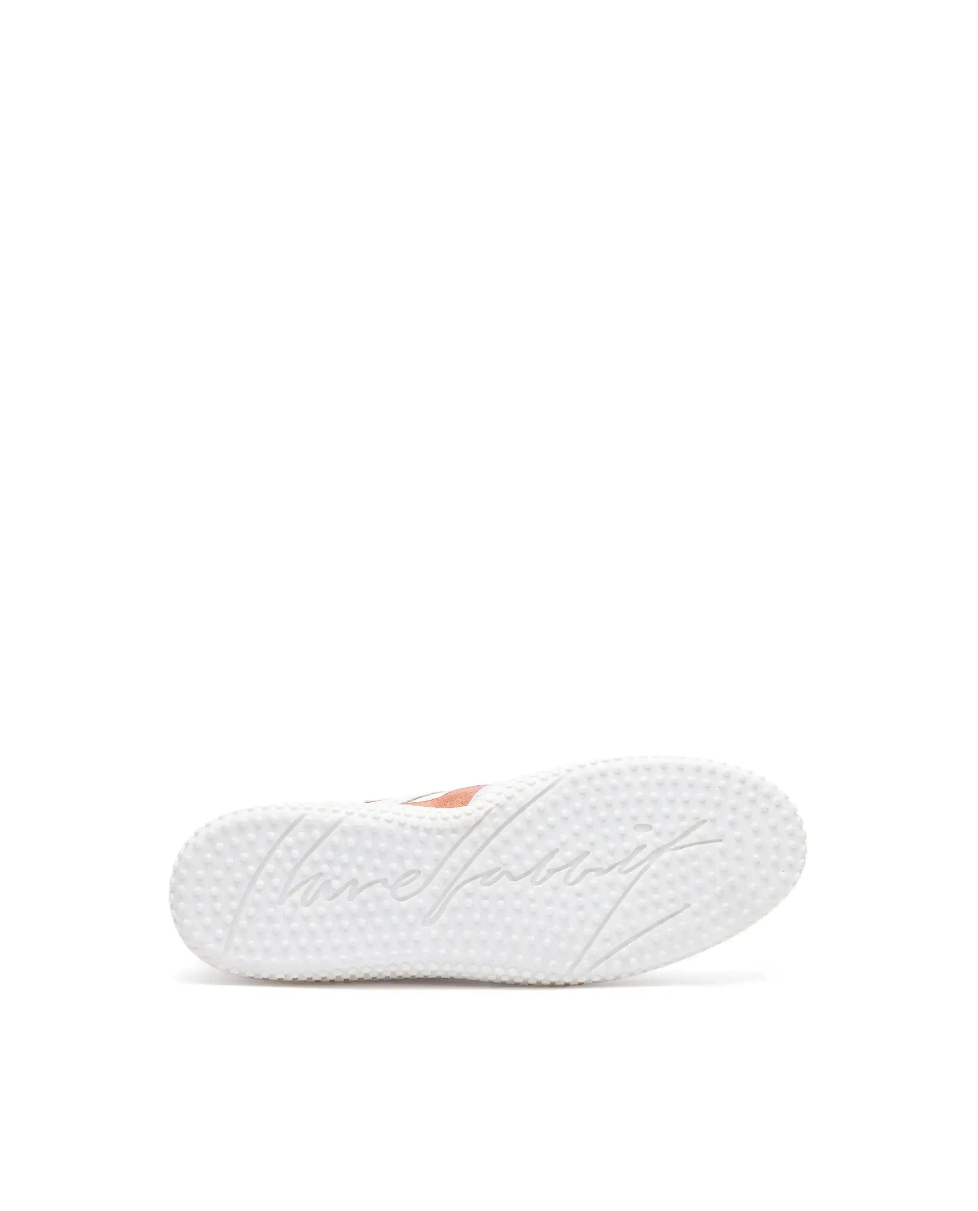 RAREZ Rare Rabbit Men's Membo Light Beige Leather Fabric Sneaker