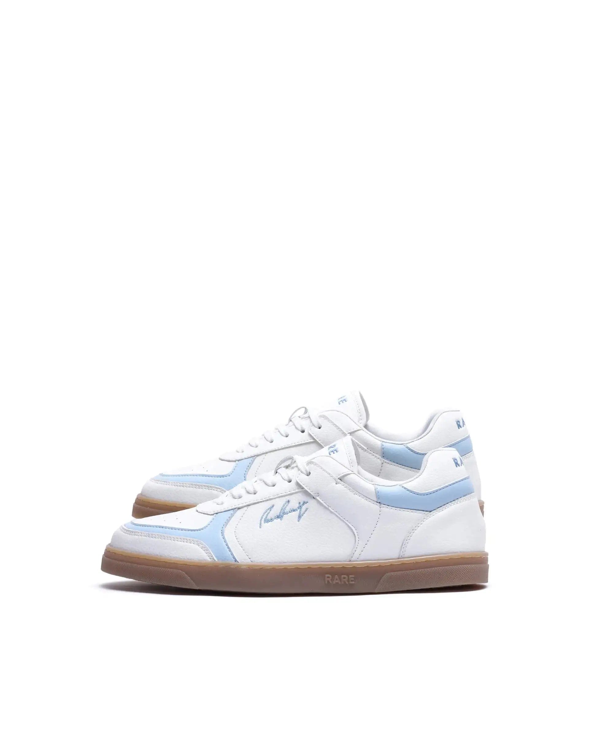 RAREZ Rare Rabbit Men's Inforo Blue Micro Leather Sneaker